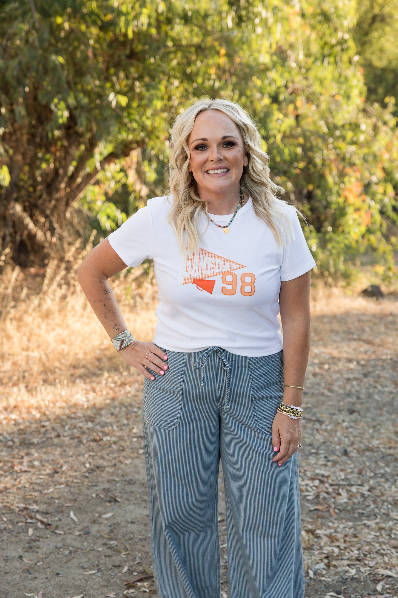 Gameday Patch Baby Tee