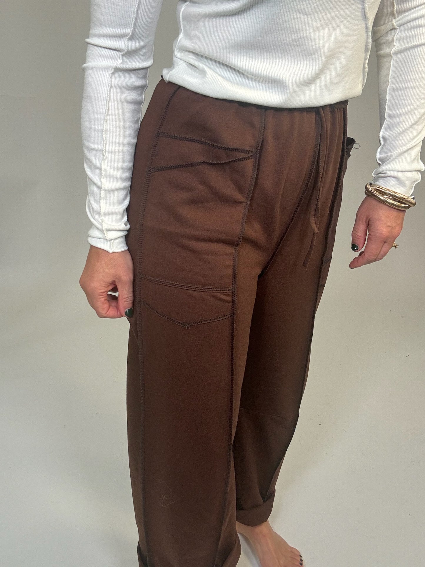 The Clark Barrel Cotton Pants