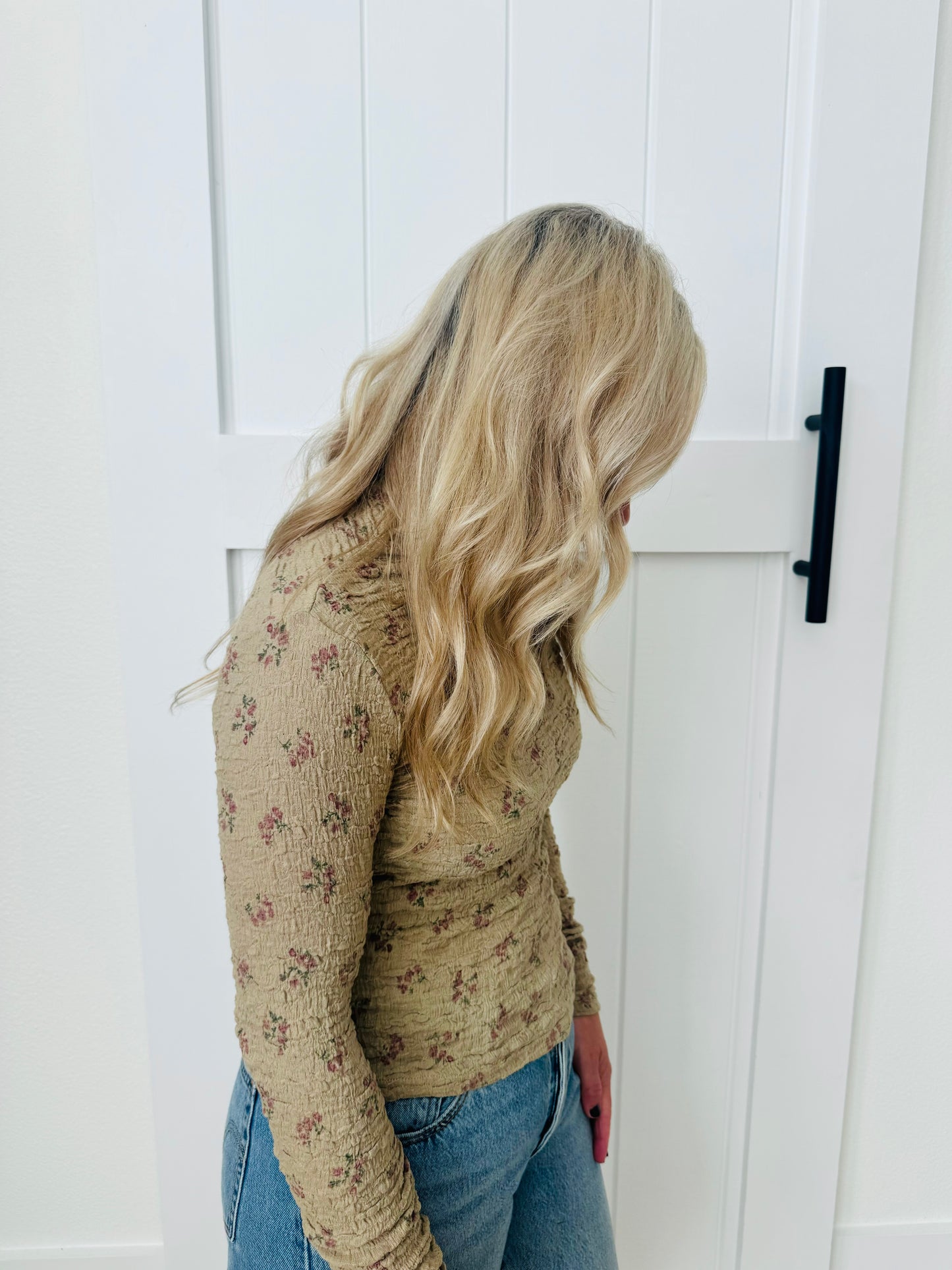 Floral Soft Knit Long Sleeve
