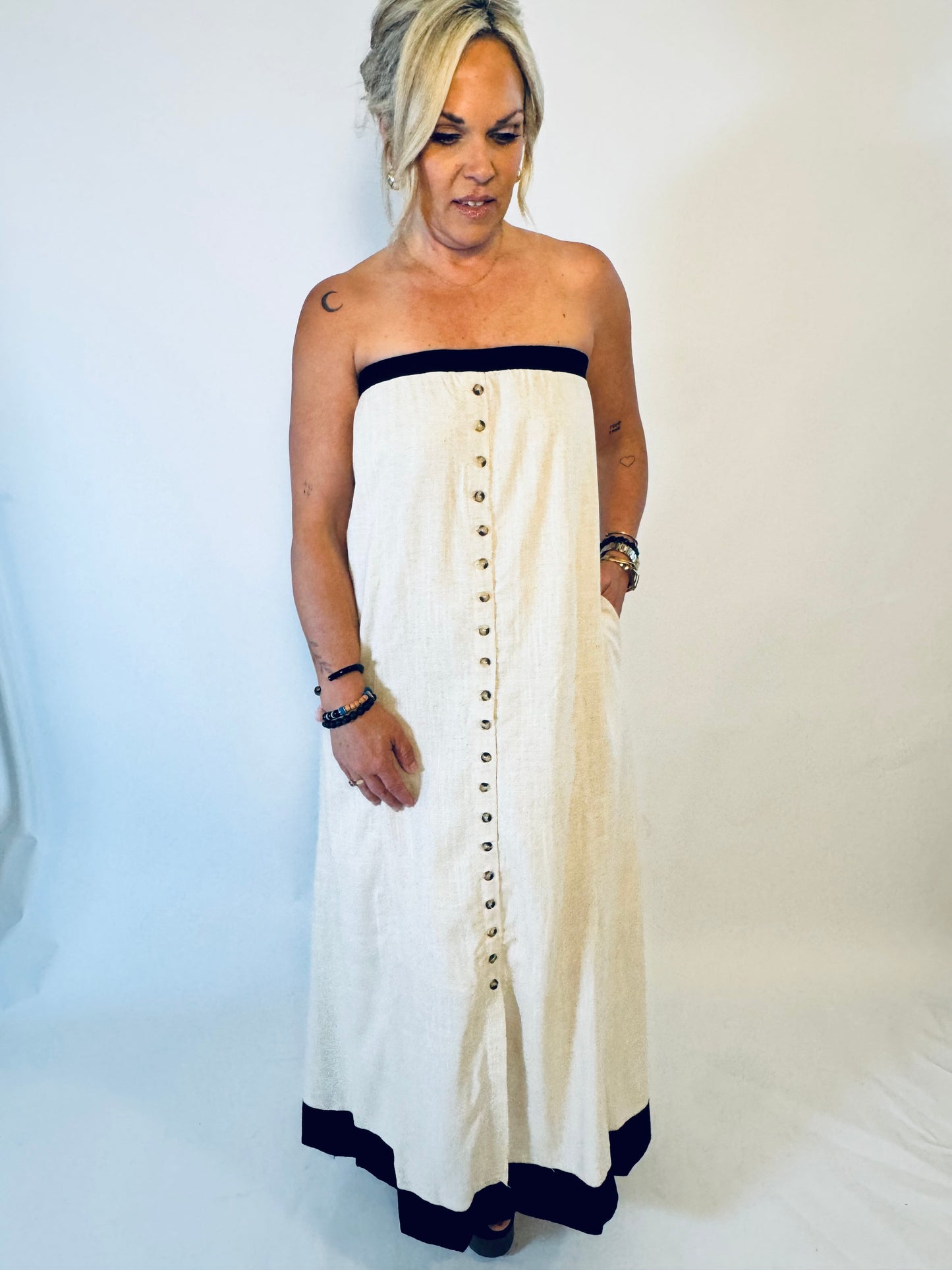 Buttoned Bliss Maxi