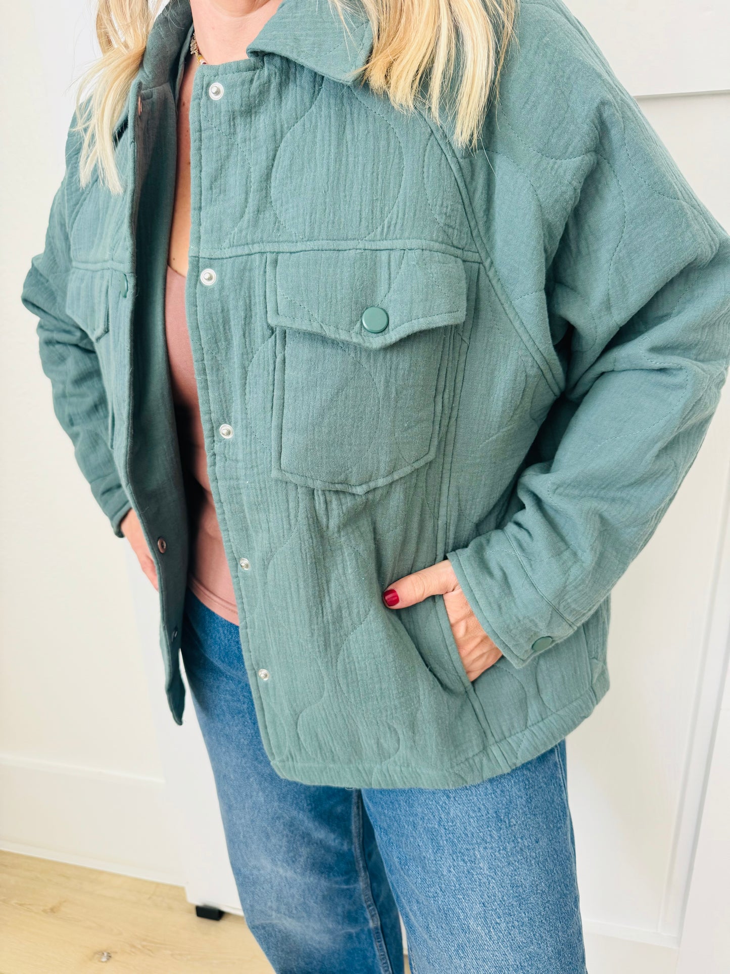 The Haven Quilted Shacket