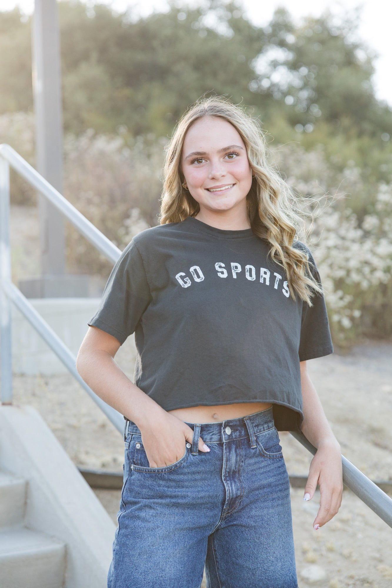 Go Sports Crop T