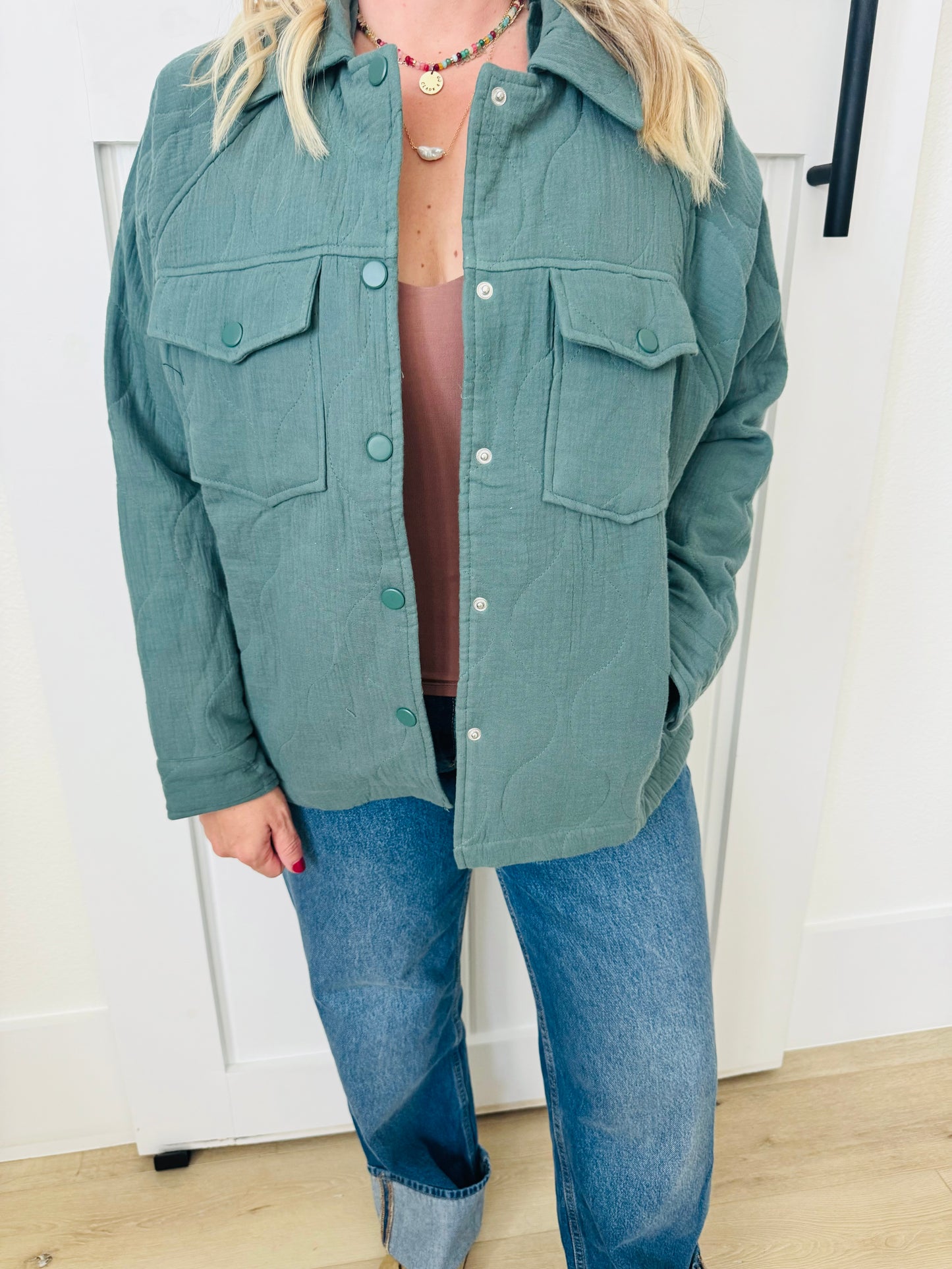 The Haven Quilted Shacket