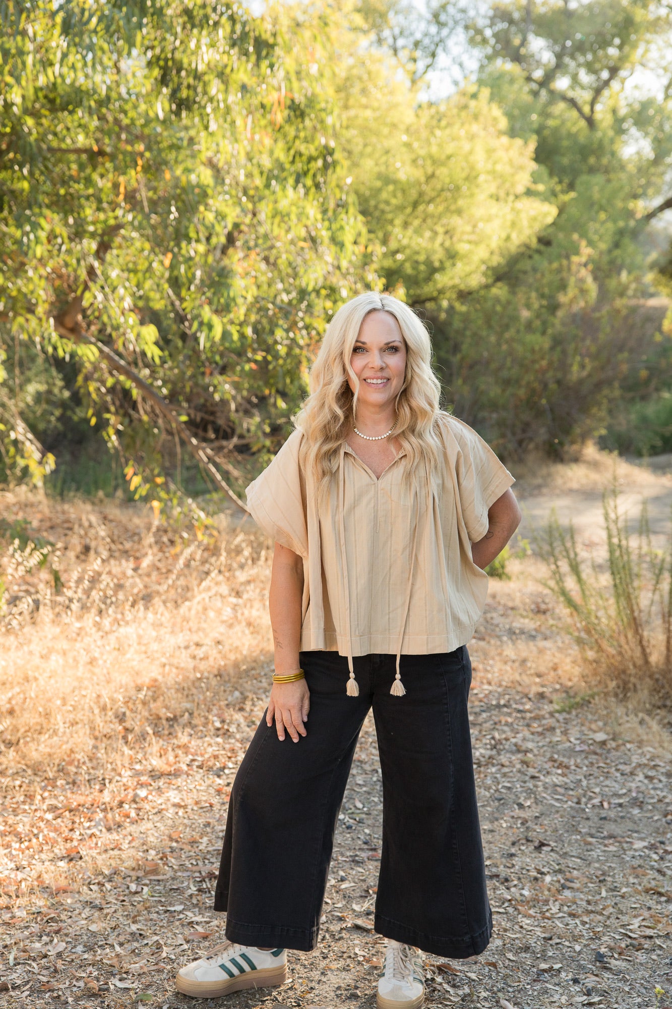 Denim Gaucho Pant