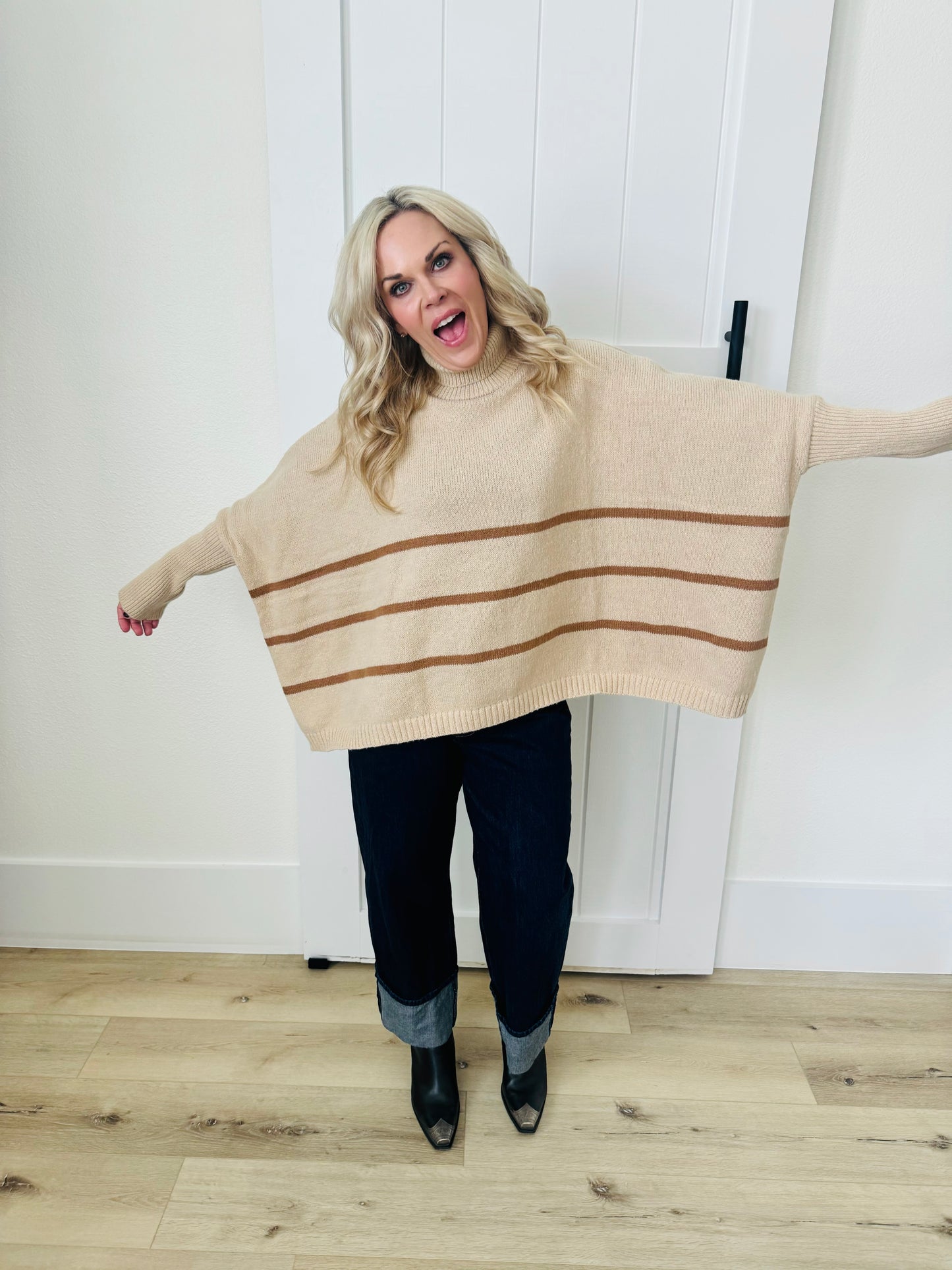 Striped Oversized Sweater