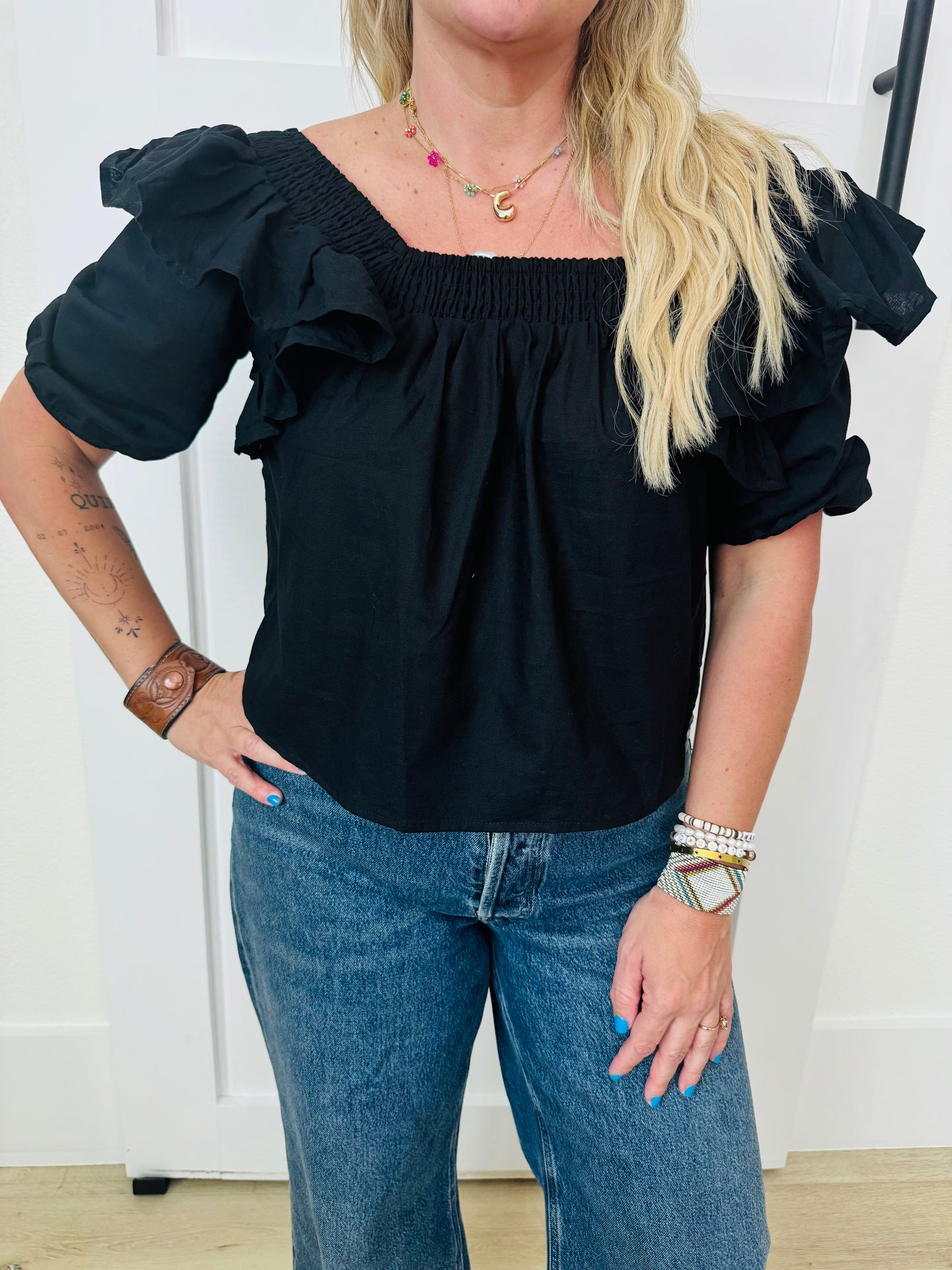 Ruffled Breeze Top