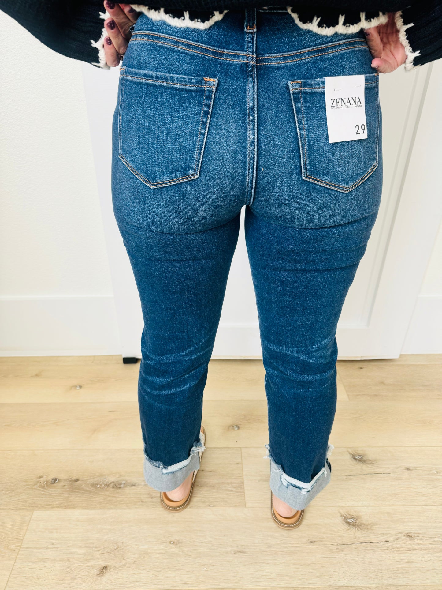 Cuffed Hem Jean