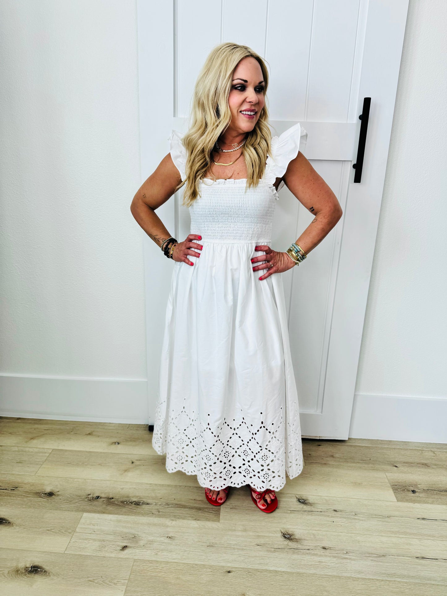The Eden Eyelet Midi