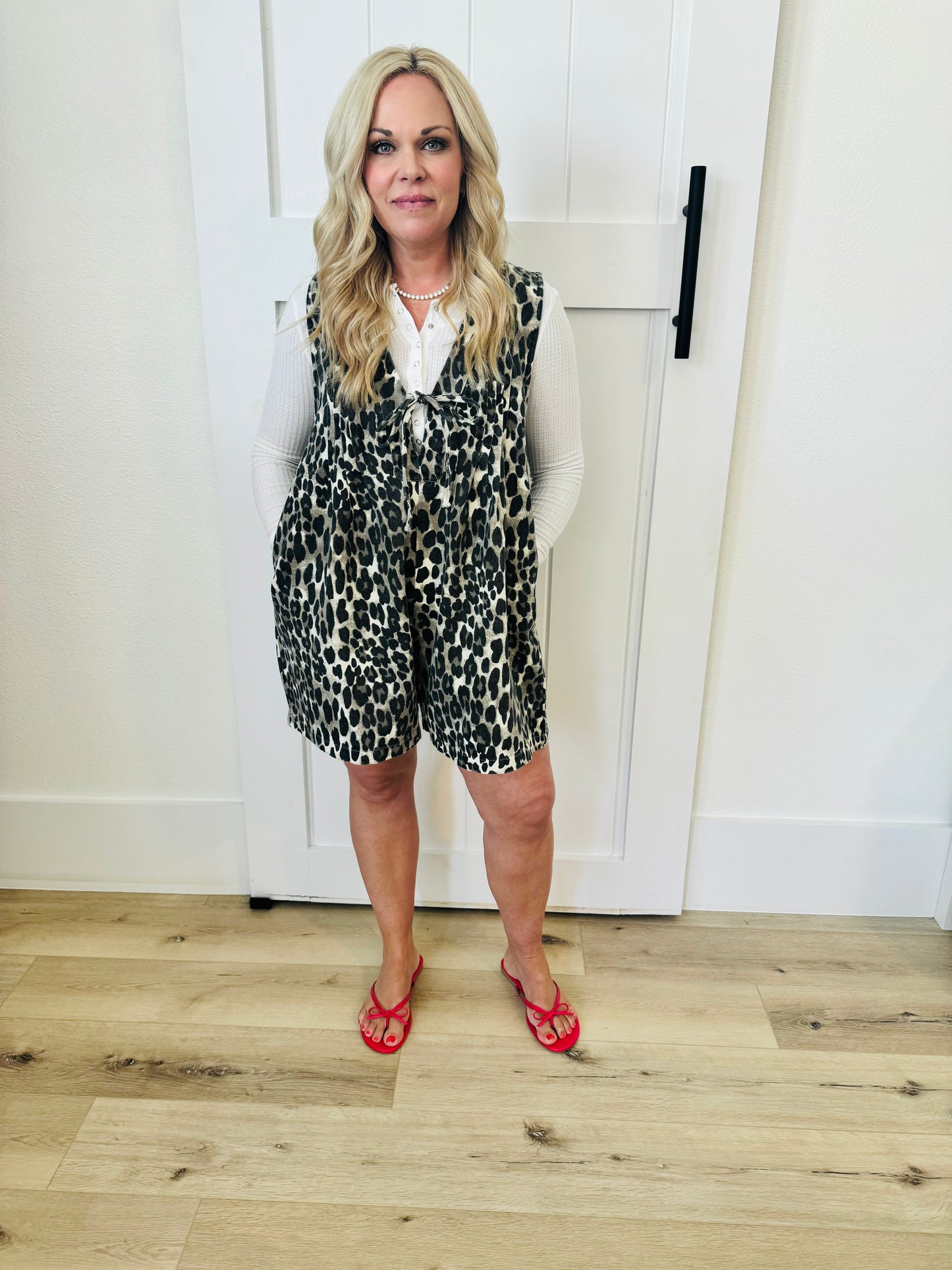 Cheetah Charm Romper