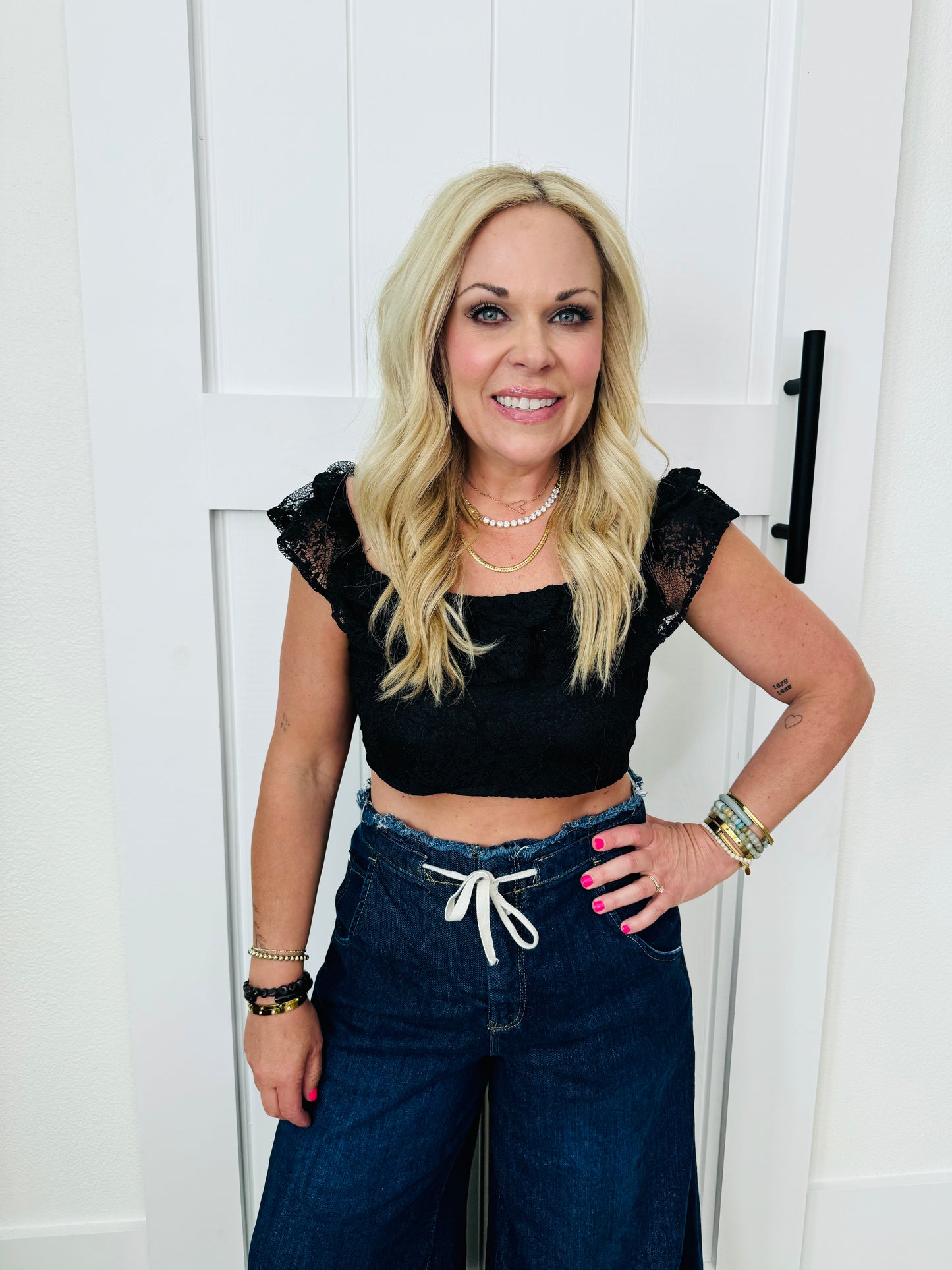 Ruffle Crop Top