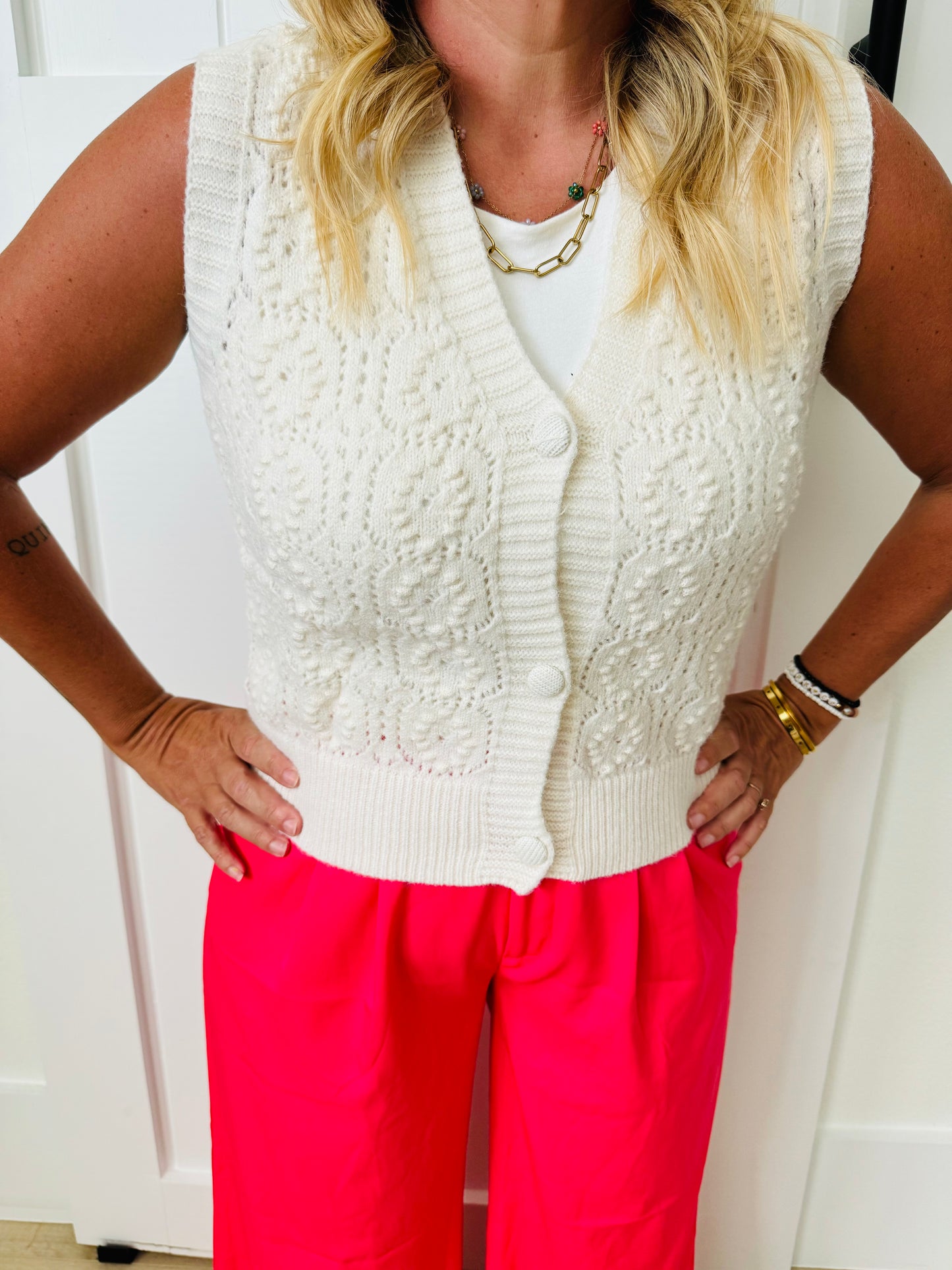 SWEATER VEST CARDIGAN