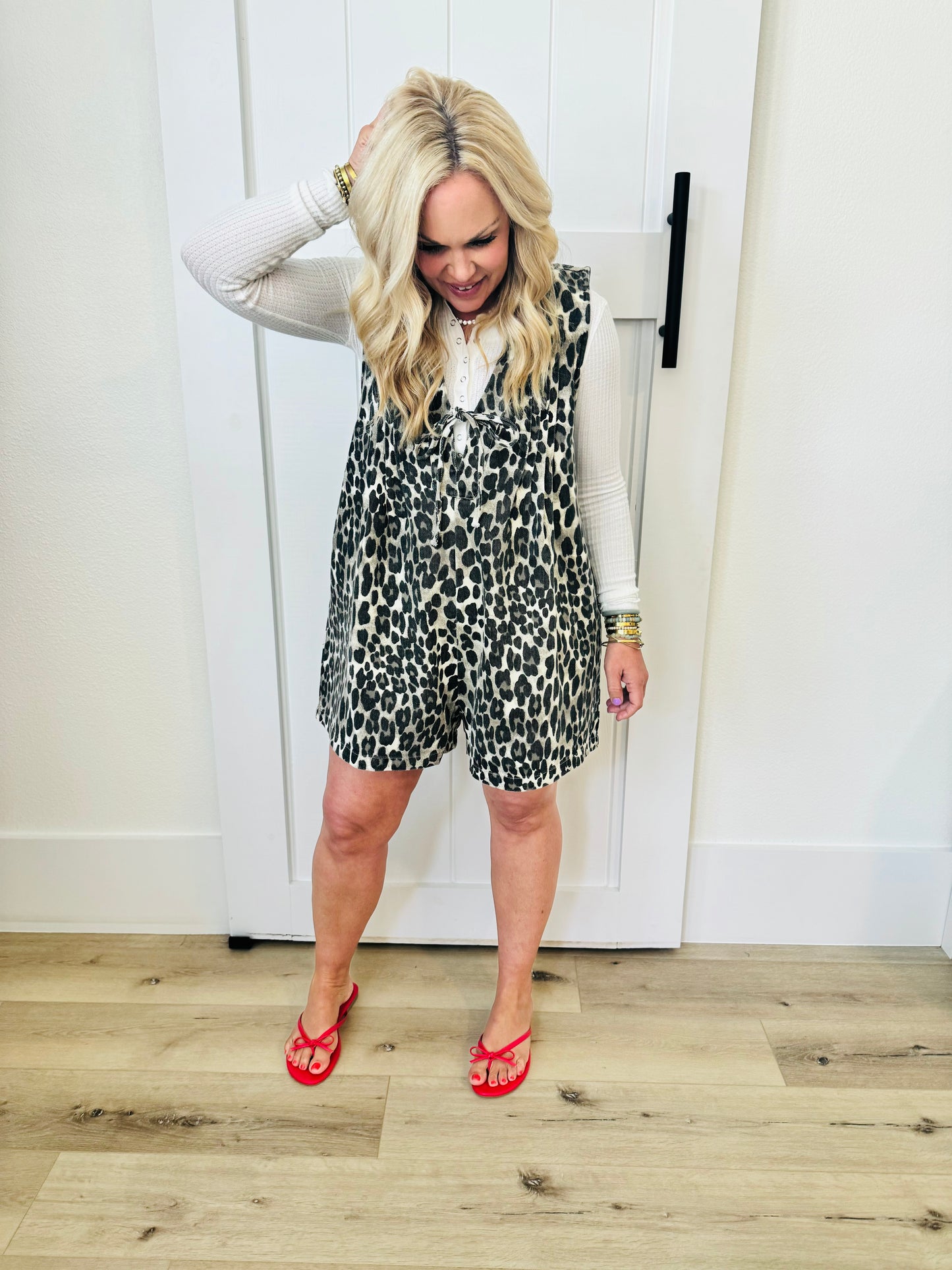 Cheetah Charm Romper
