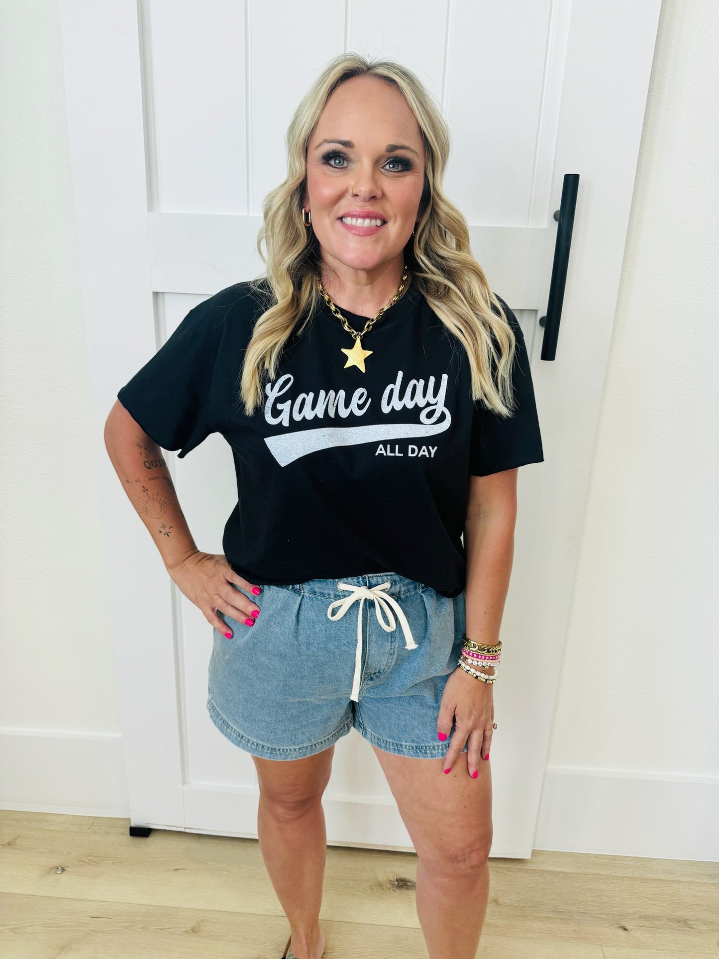 Game Day Vintage Graphic Crop Top