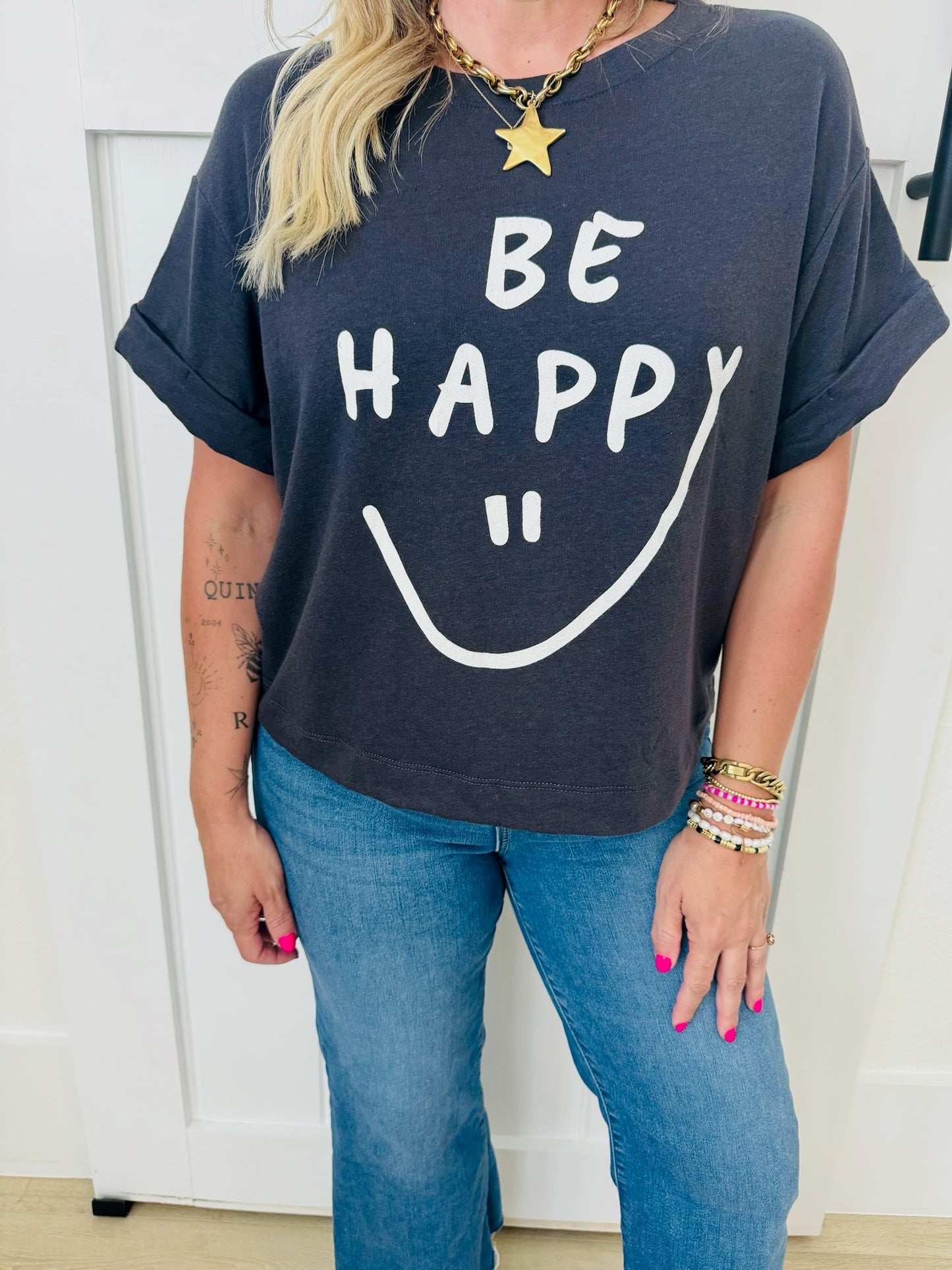 Be Happy Graphic T