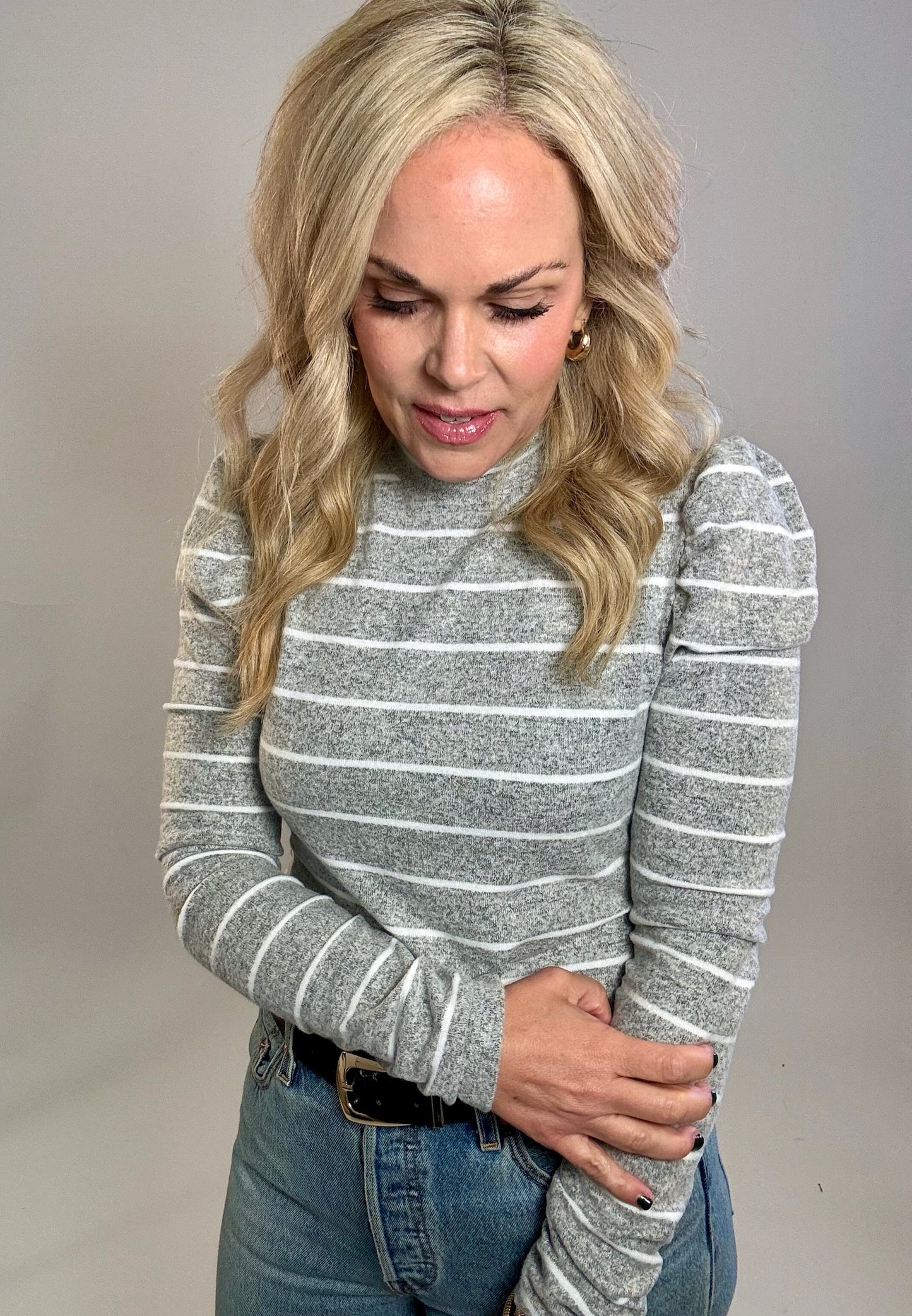 Striped Knit Everyday Top