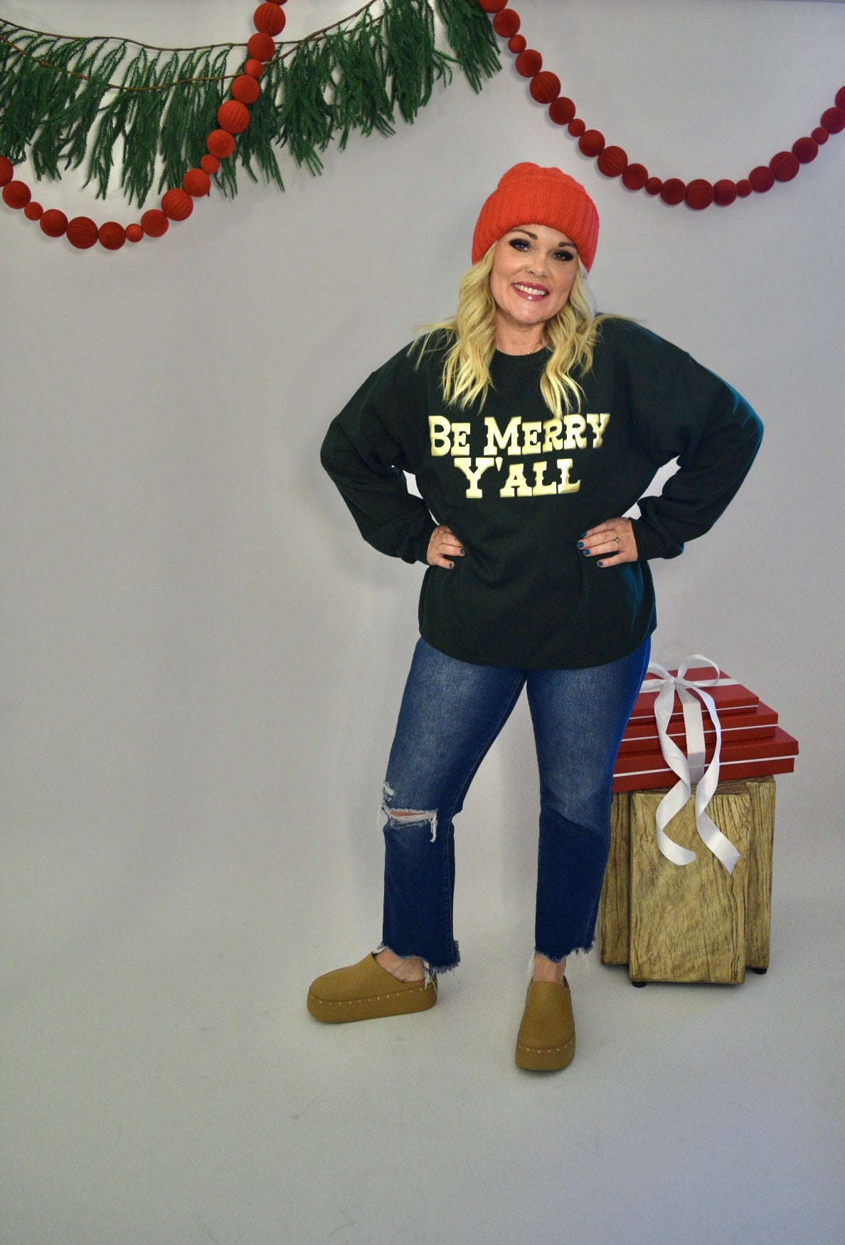 Be Merry Y’all Sweatshirt