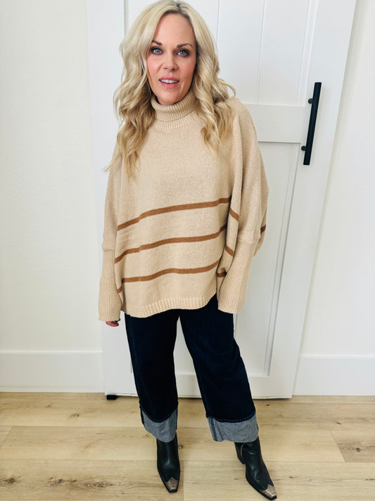 Striped Oversized Sweater