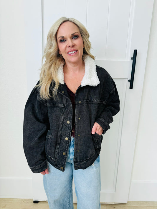 Sherpa Denim Jacket