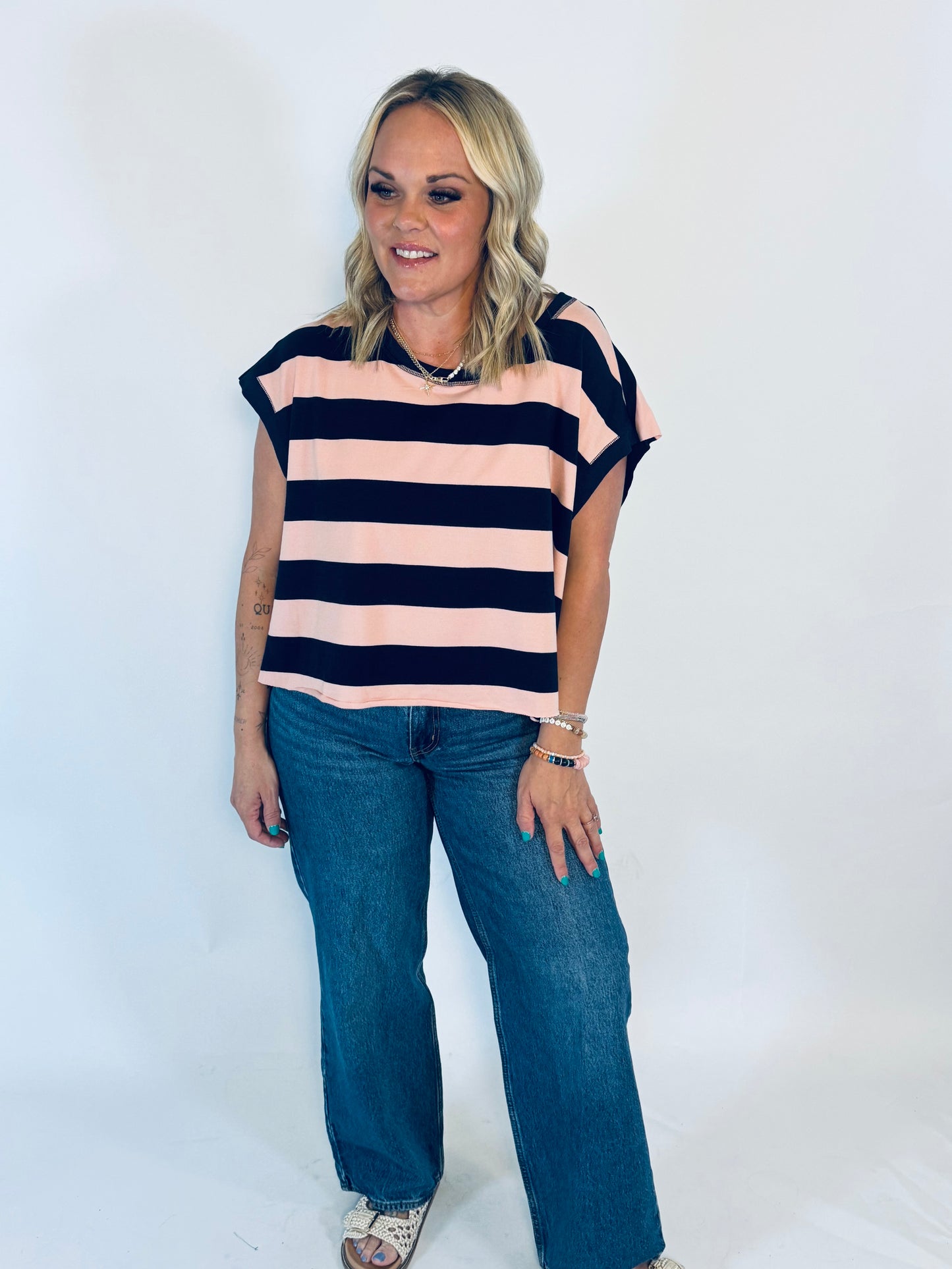 The Flirty Stripe Top