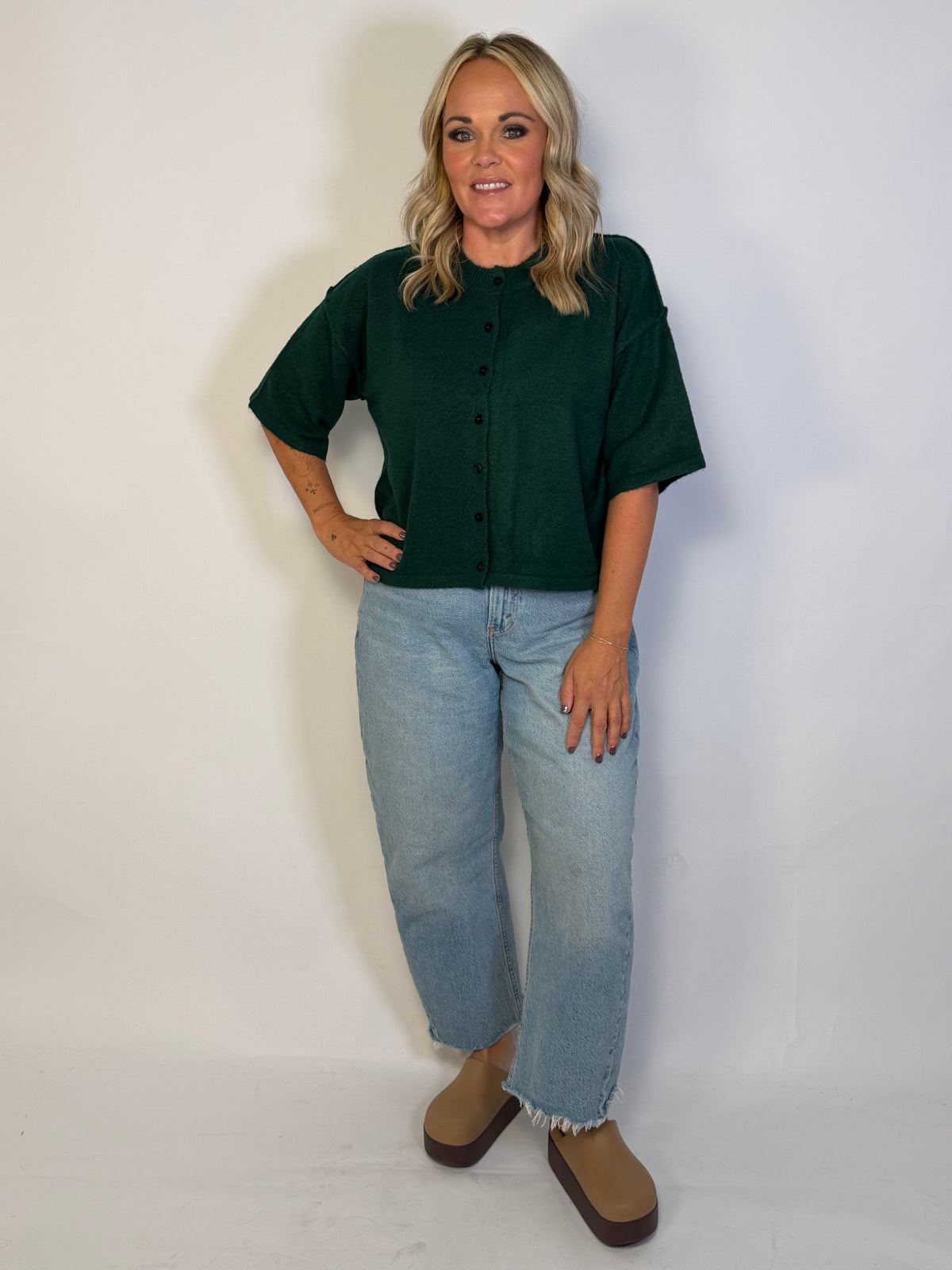 Short Sleeve Cardi
