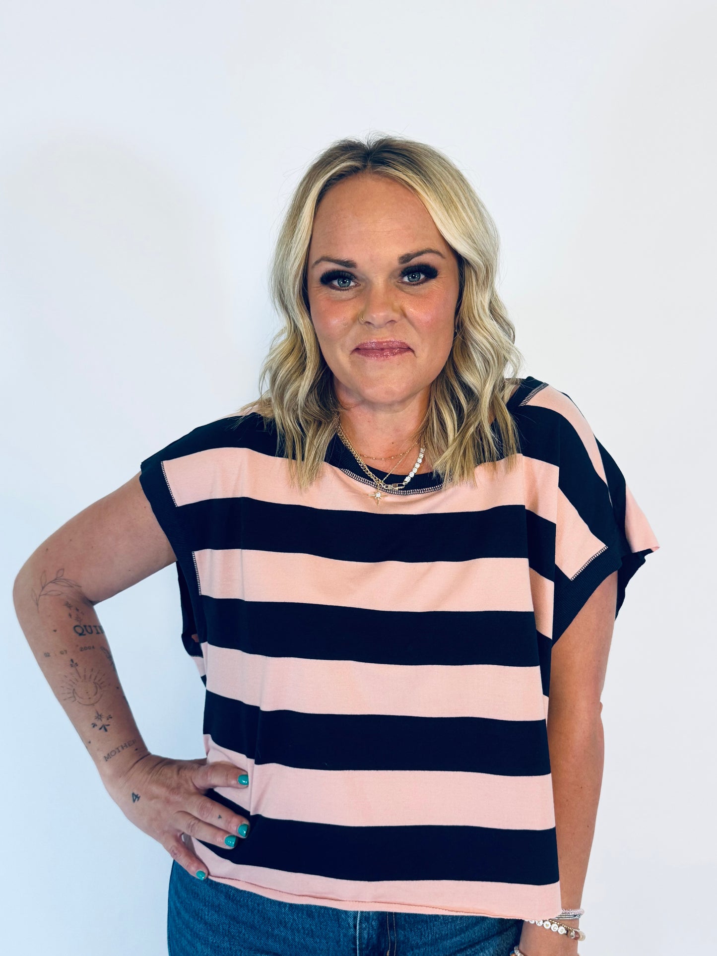 The Flirty Stripe Top