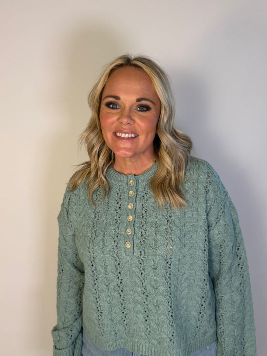 Cable-knit Sweater