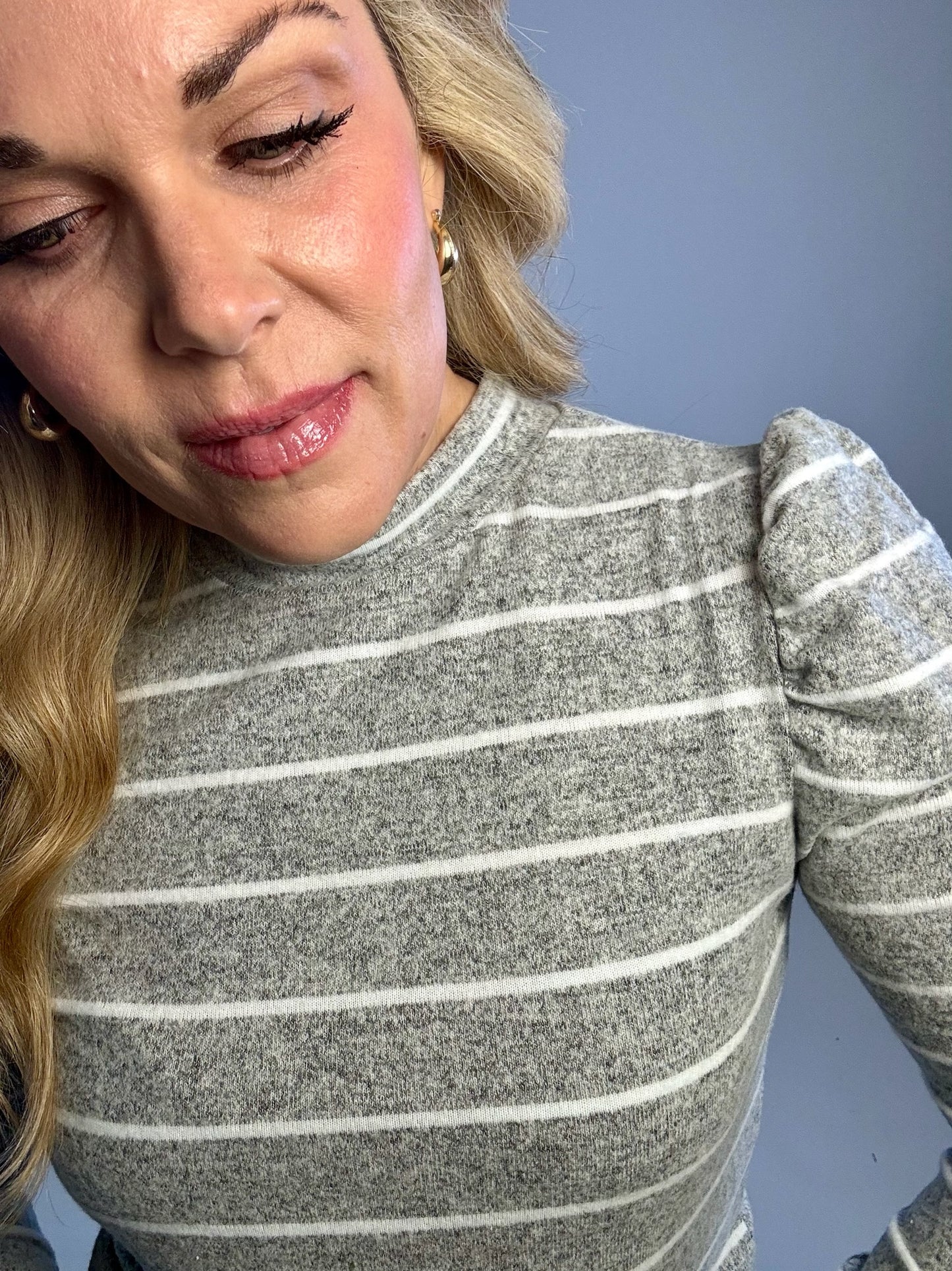 Striped Knit Everyday Top