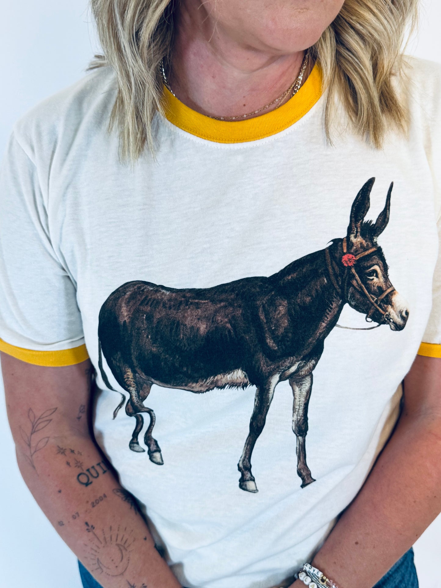 Vintage Donkey Ringer Tee