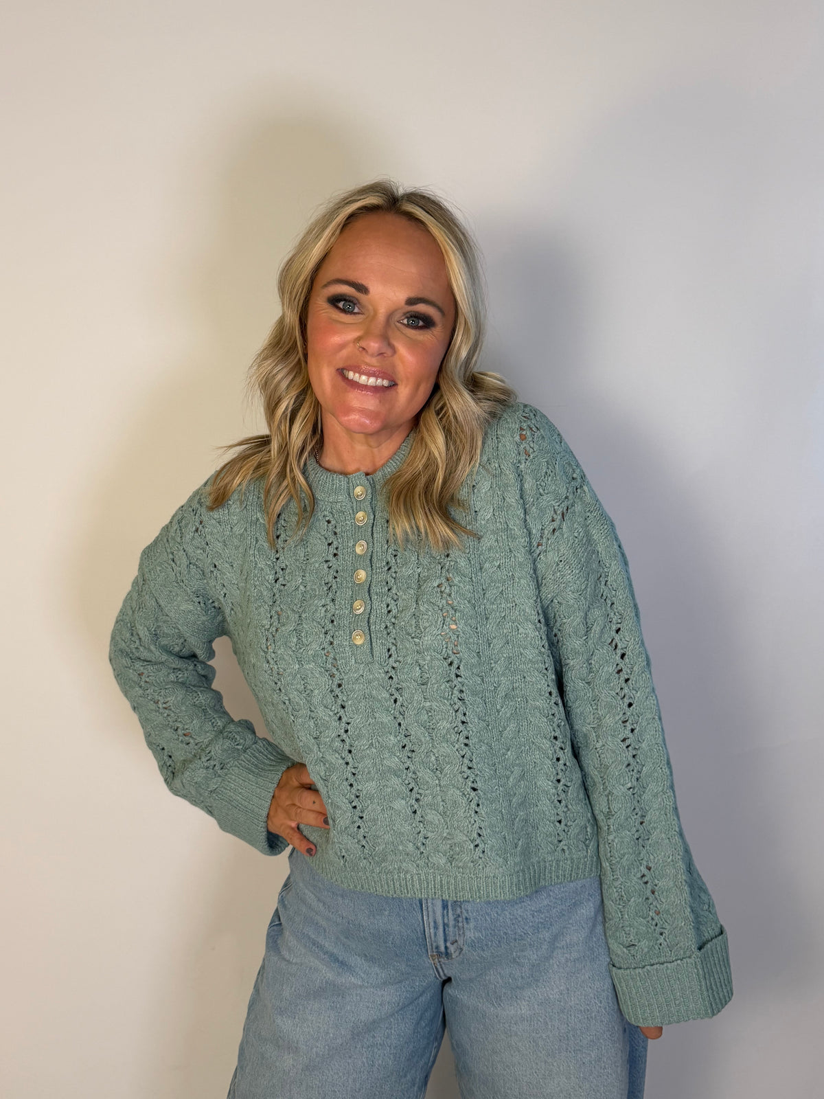 Cable-knit Sweater