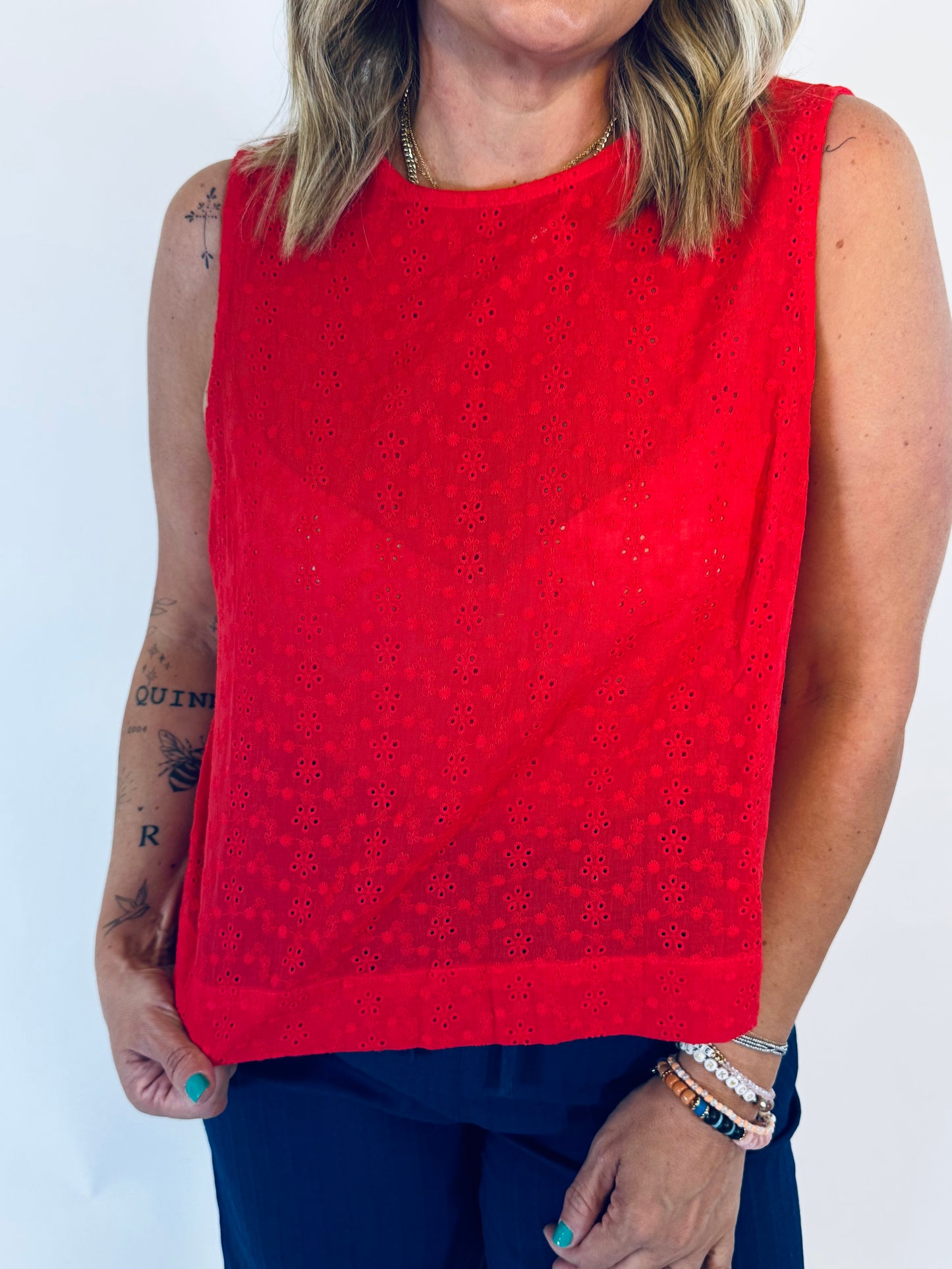 Classic Eyelet Tank