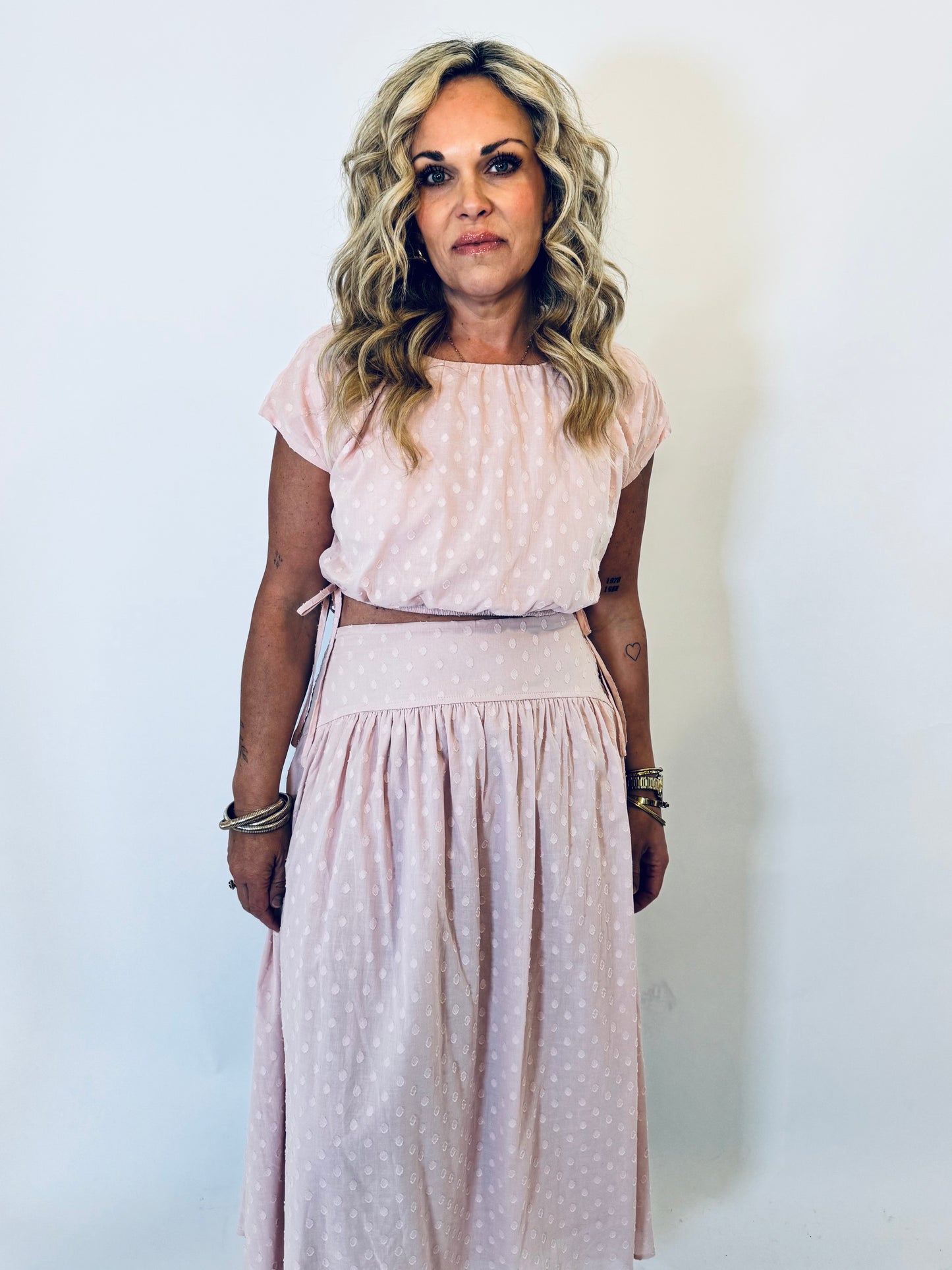 Willow Dot Maxi Skirt