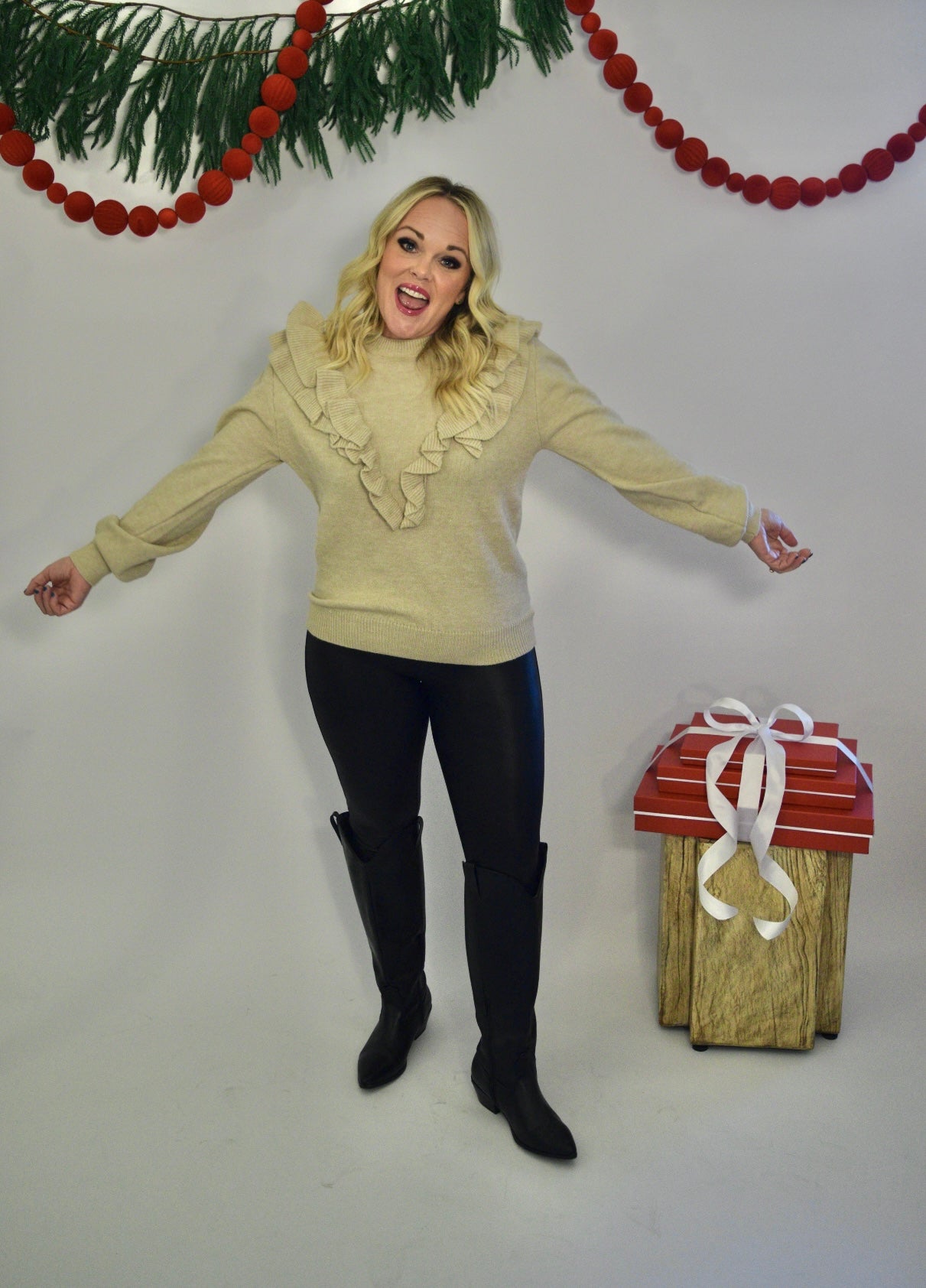 Ruffle Sweater