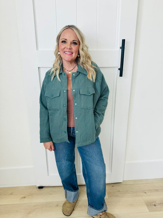 The Haven Quilted Shacket