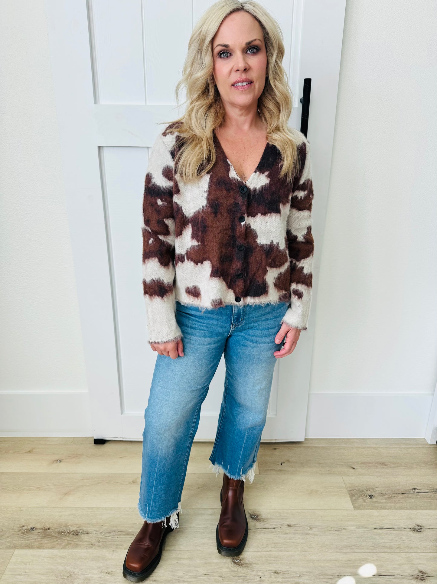 Cow Cardigan