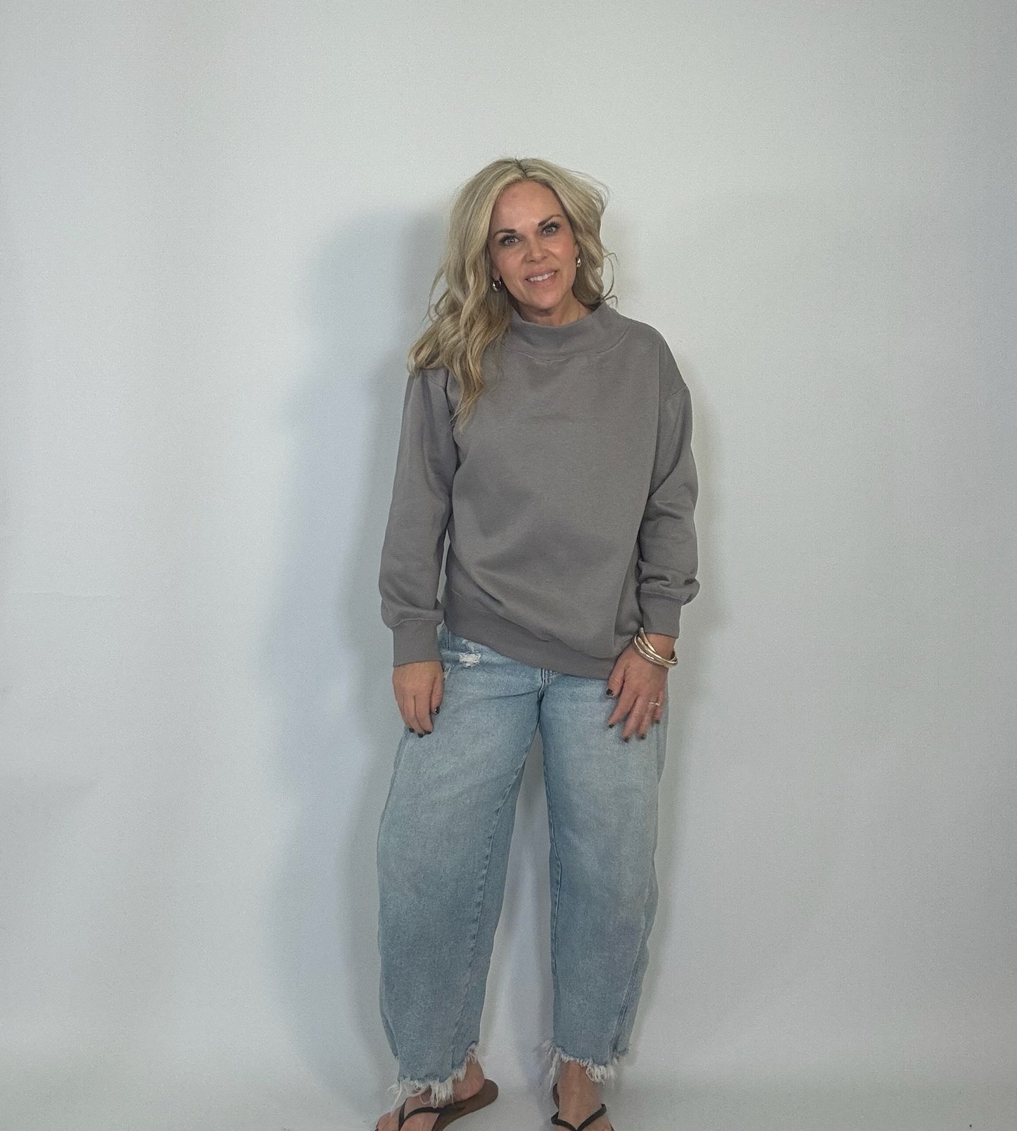 The Mock Neck Fleece