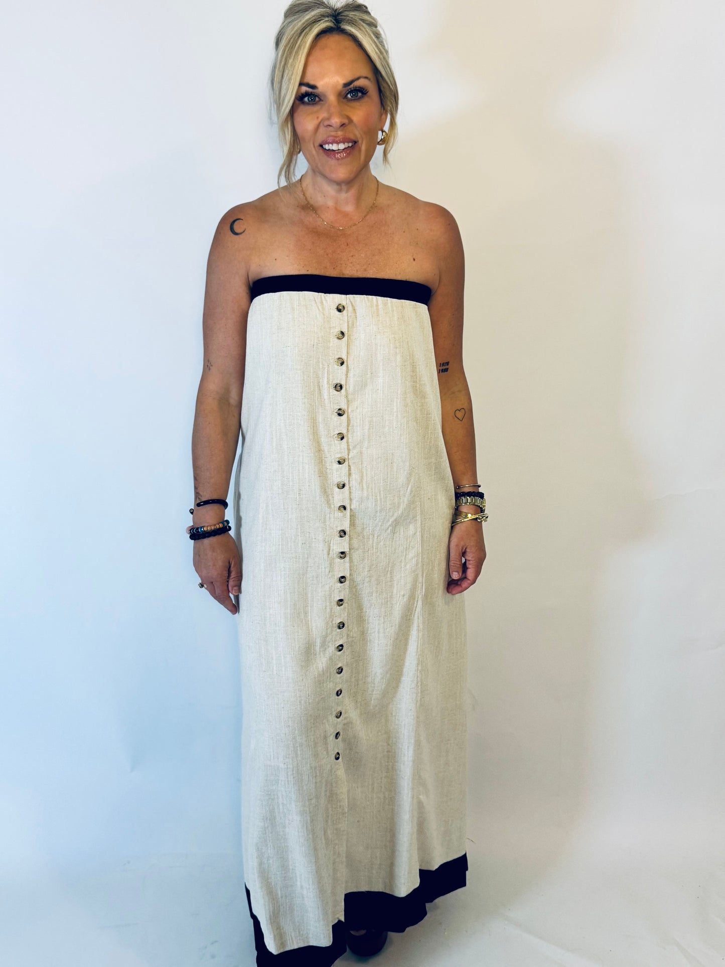 Buttoned Bliss Maxi