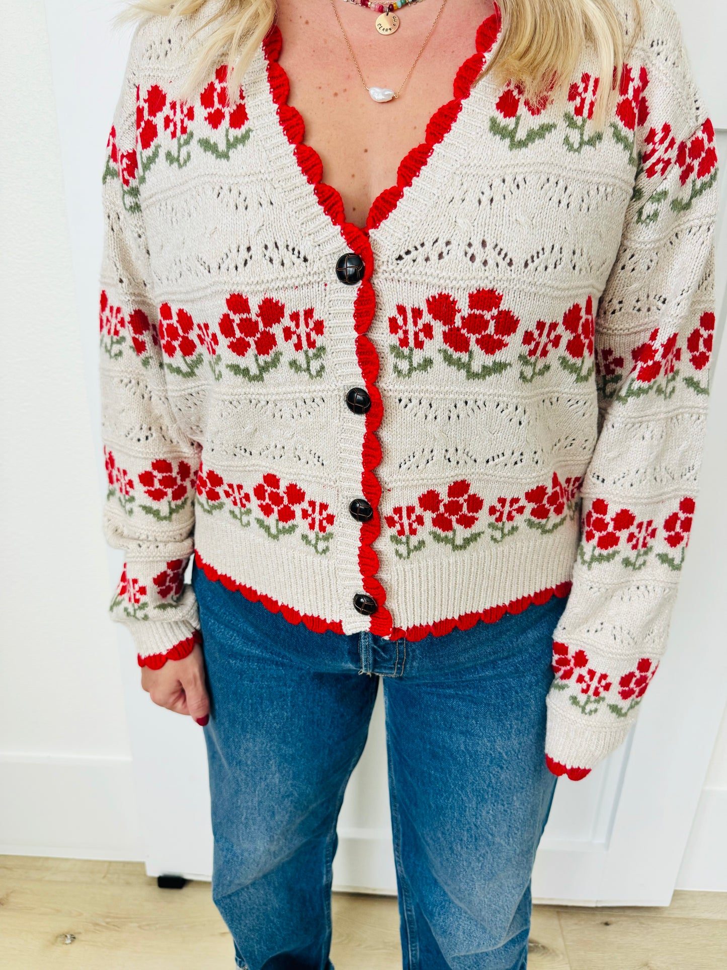 Scallop Cardigan