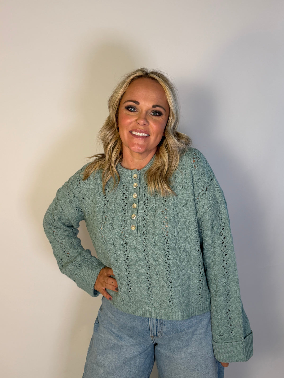 Cable-knit Sweater