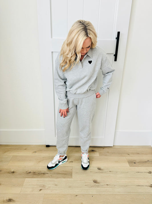 Loved Sweatpants- Heather grey