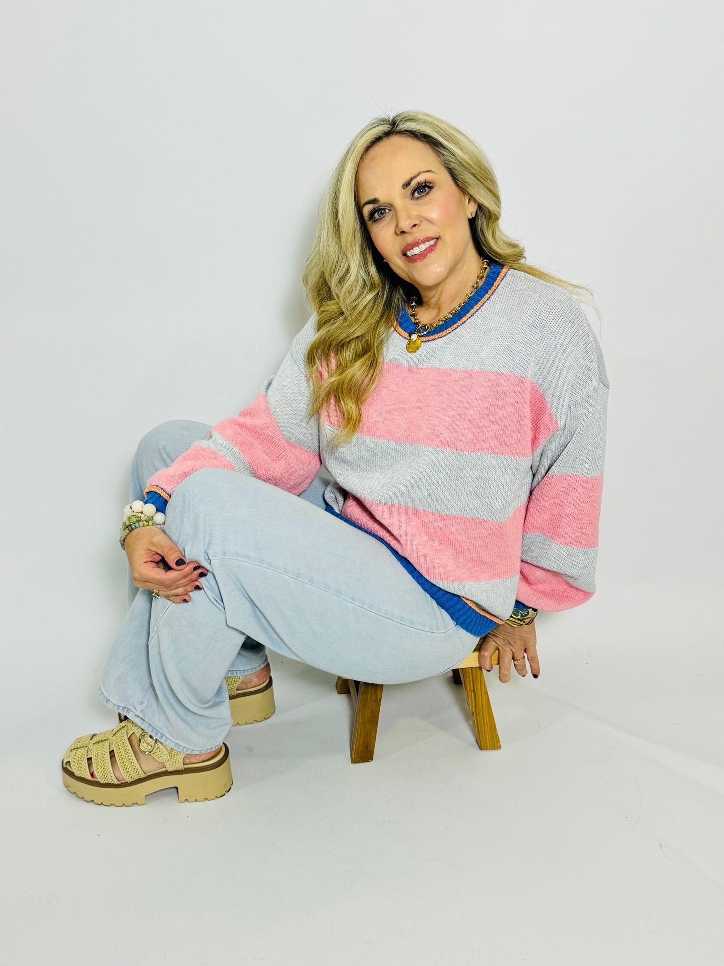 The Easy Stripe Knit