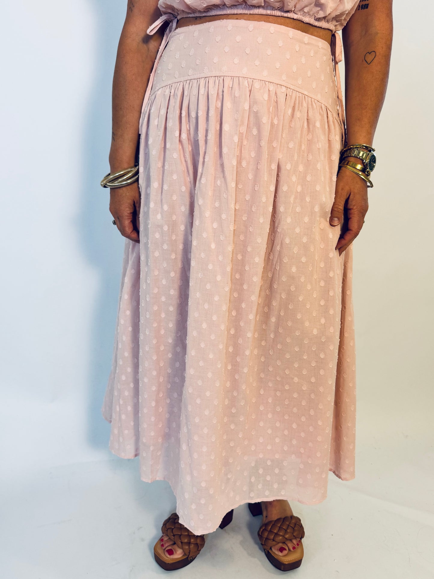 Willow Dot Maxi Skirt
