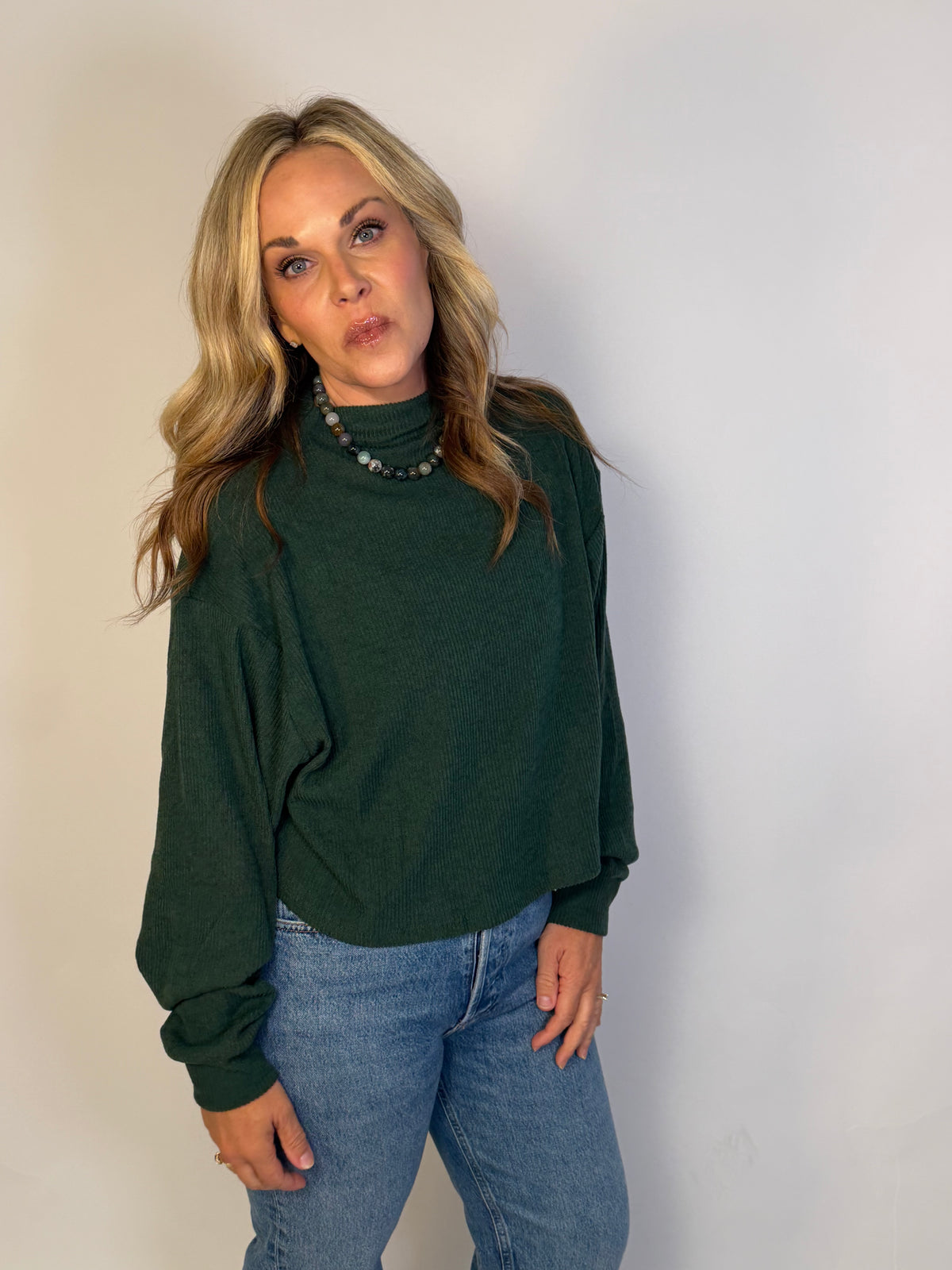 Cozy Mock Neck