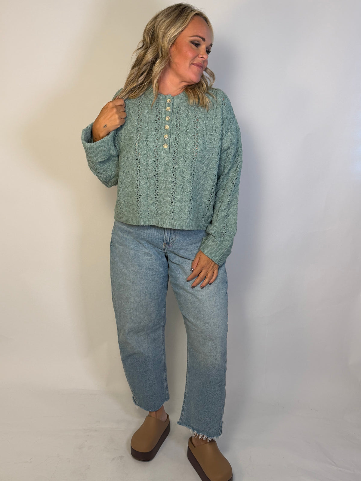 Cable-knit Sweater