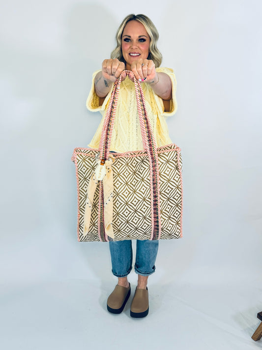 Clark & Co Desert Blush Zip Tote