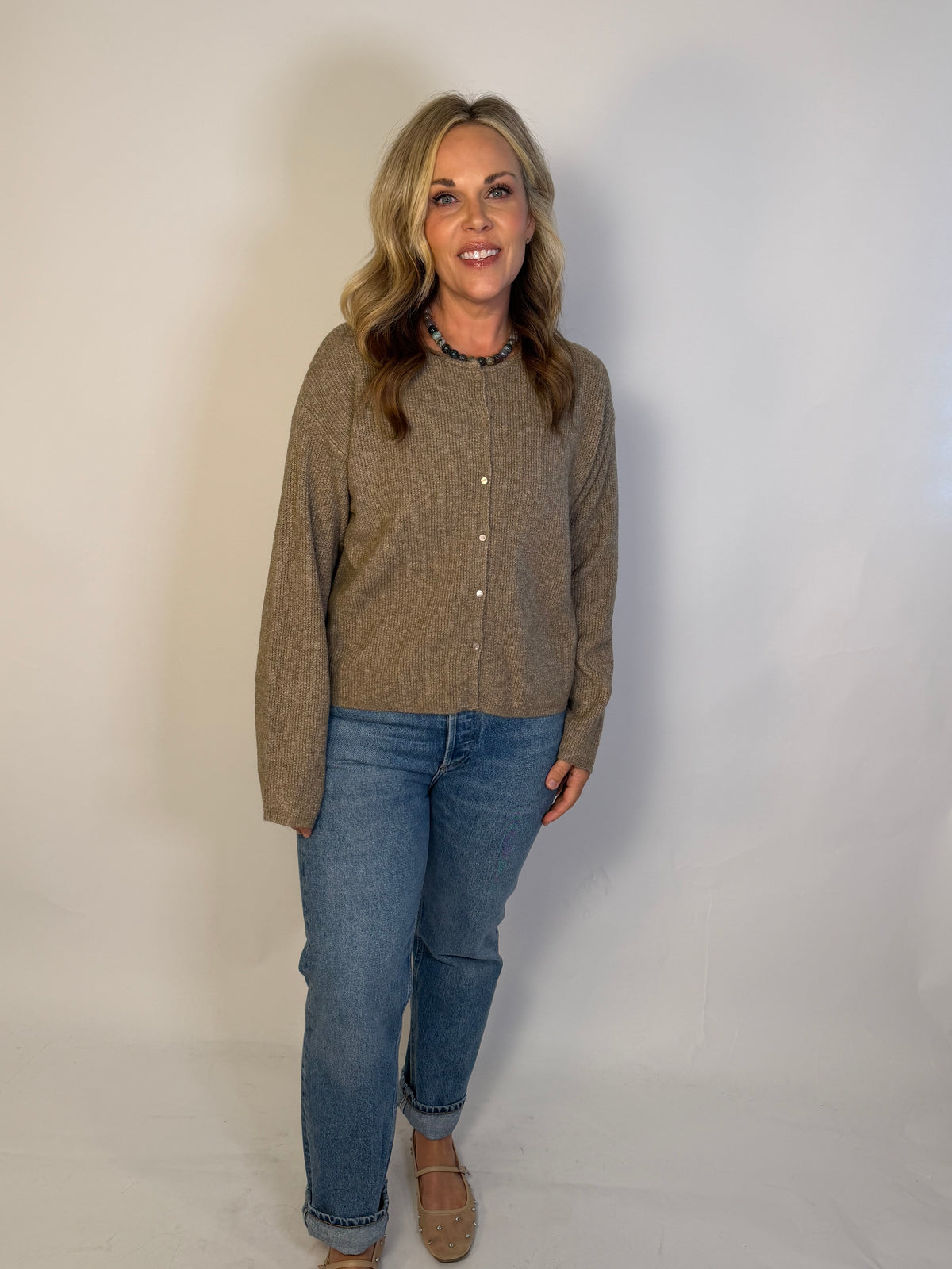 Ribbed Cardigan