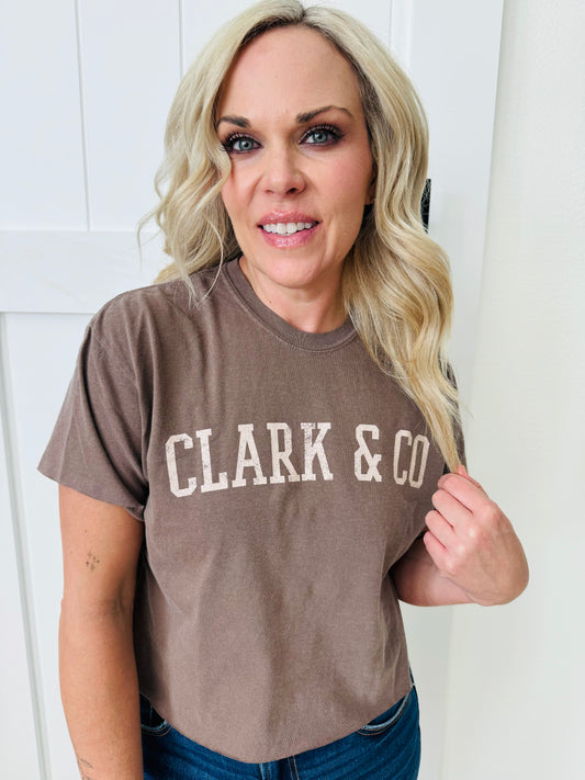 Clark & Co Vintage Graphic Crop Top