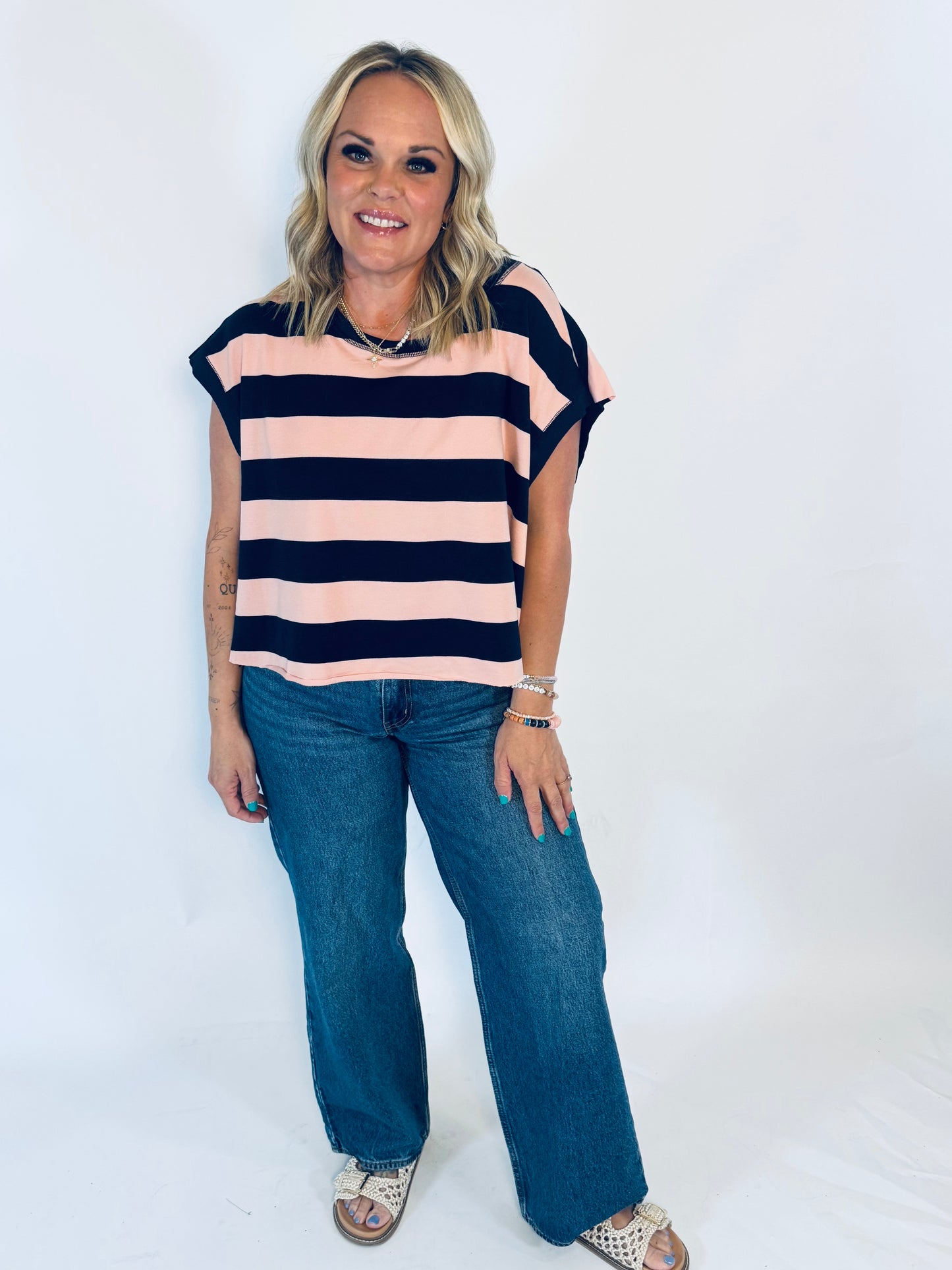 The Flirty Stripe Top