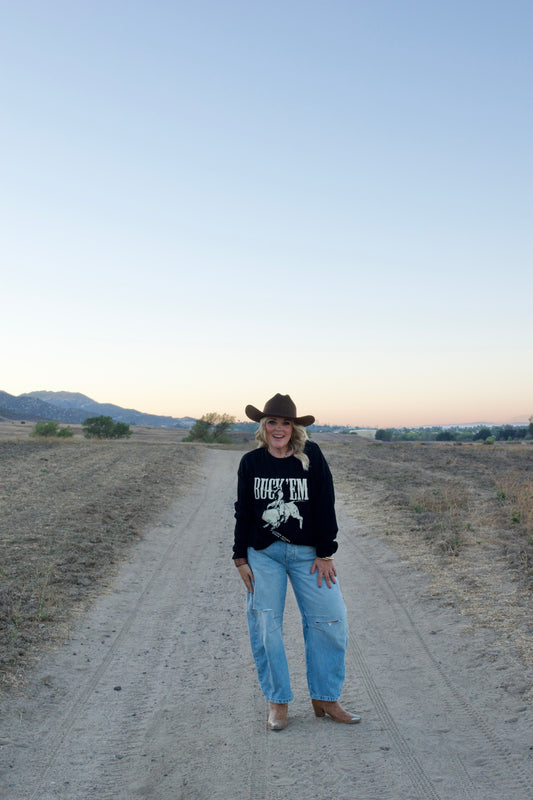 Vintage Vibes Buck em’ Oversized Thermal