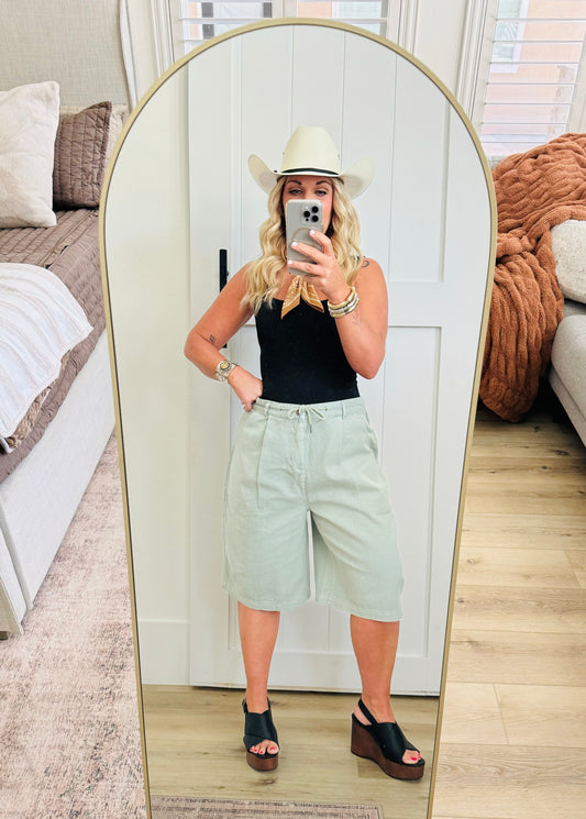 Wide Leg Jort