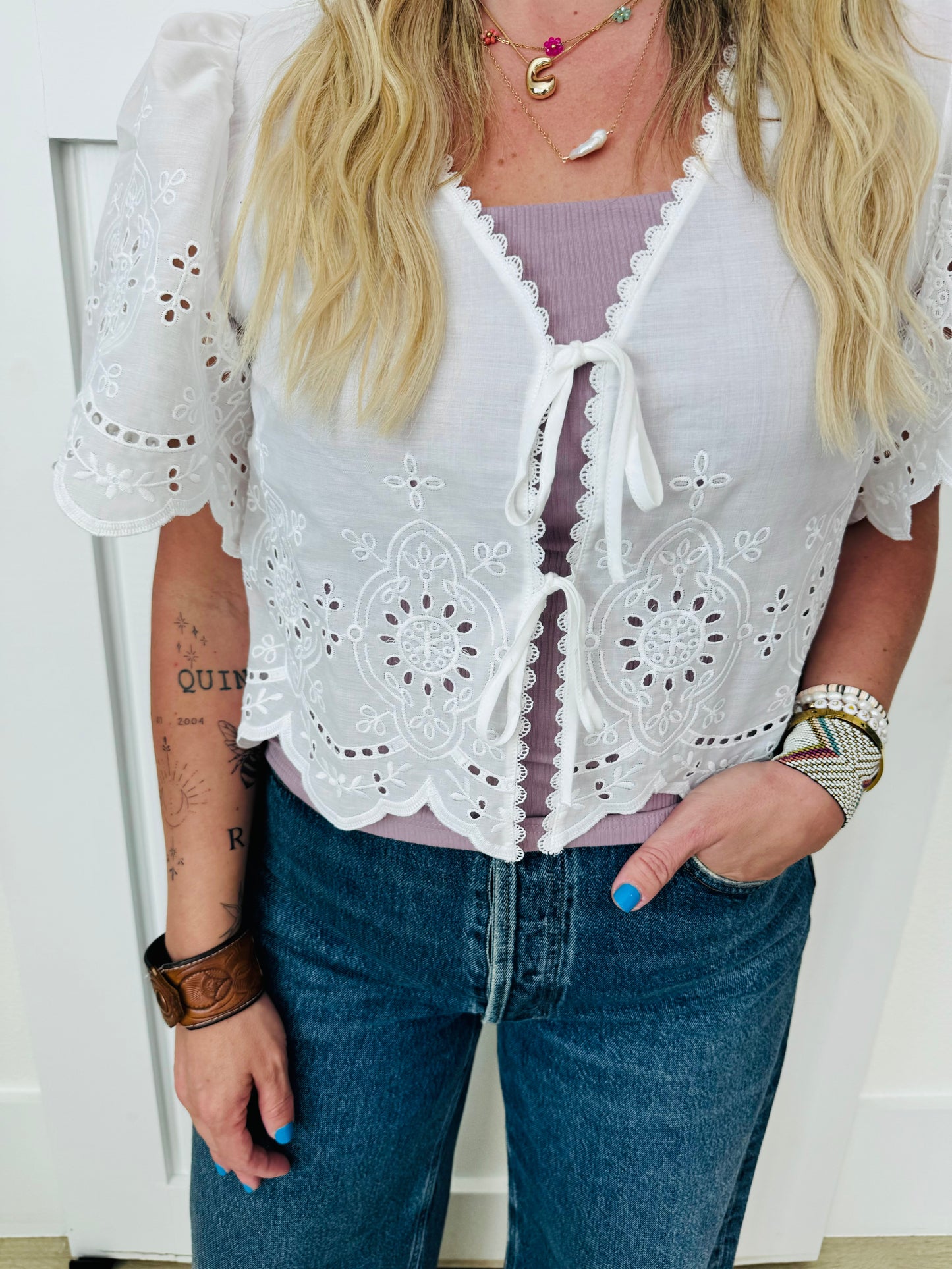 Luna Tie Top